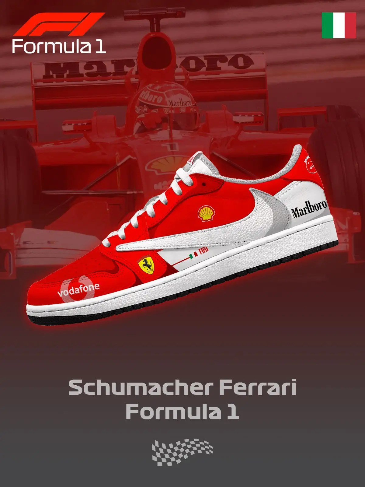 SFR F.1 V.2 Custom TS Low Sneakers
