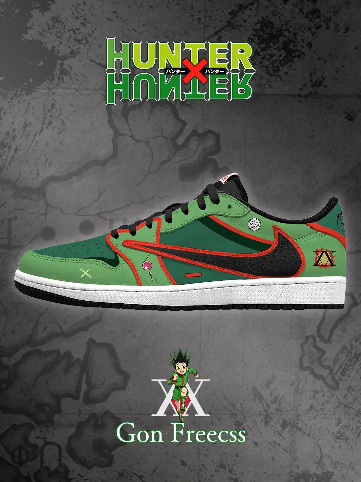 Gon Freecss V.1 Custom TS Low Sneakers