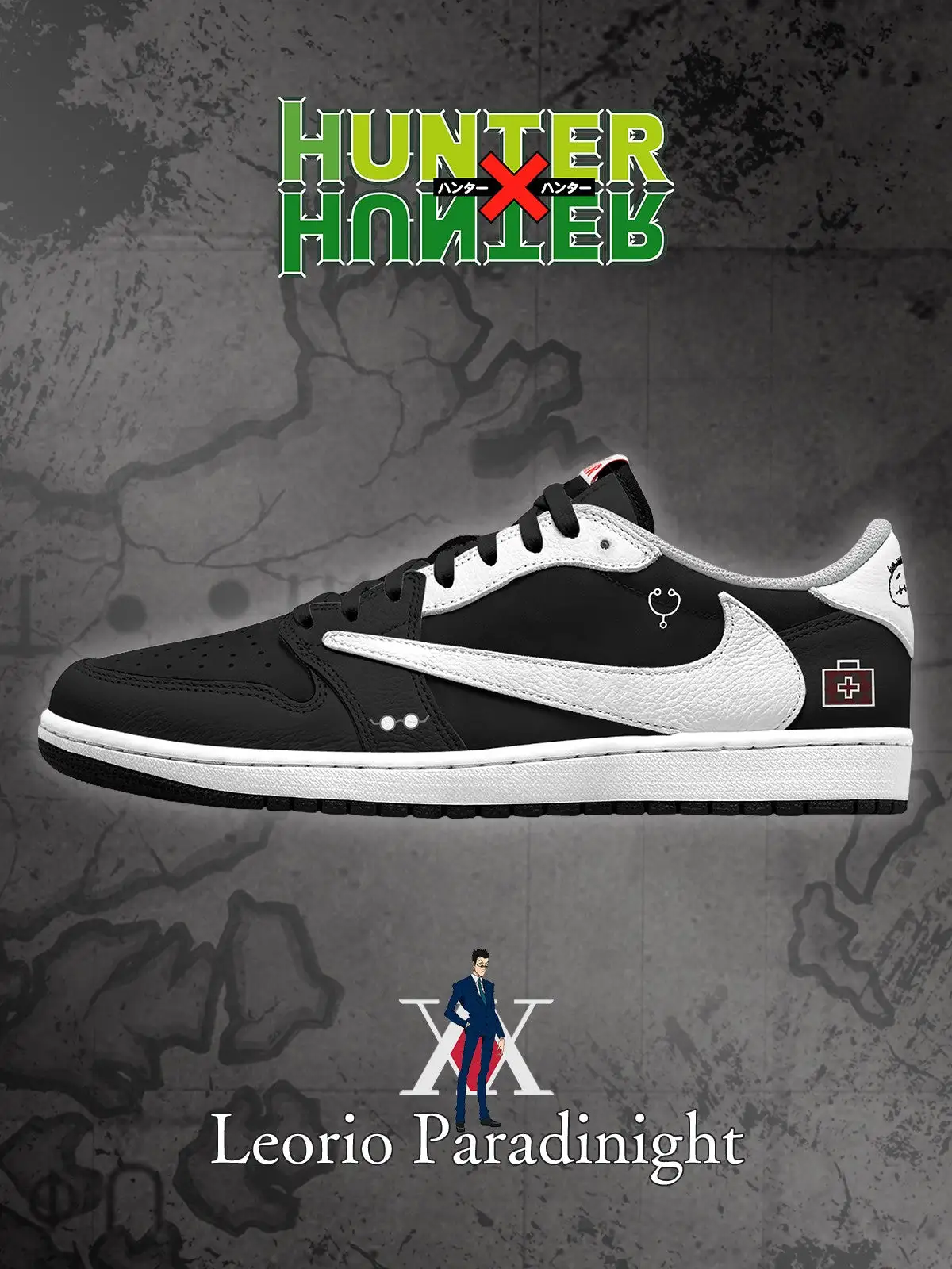 Leorio Paradinight V.1 Custom TS Low Sneakers