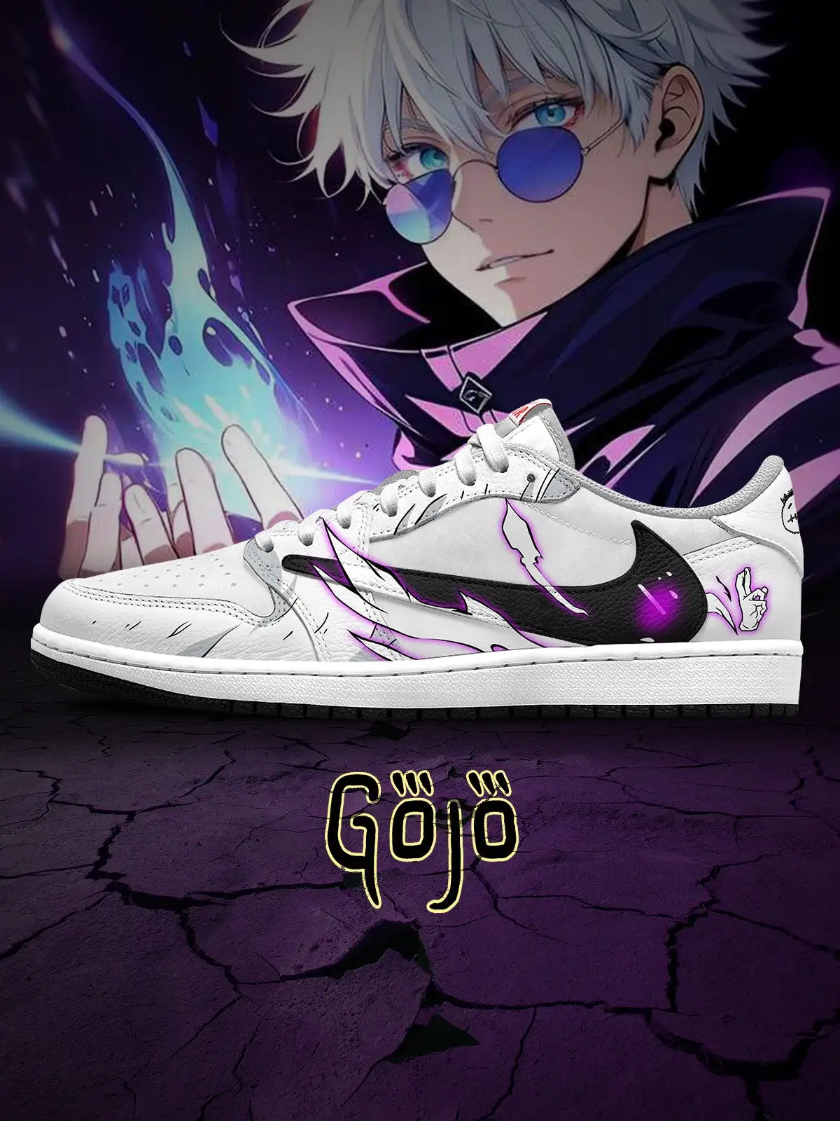 Satoru Gojo V.6 Custom TS Low Sneakers
