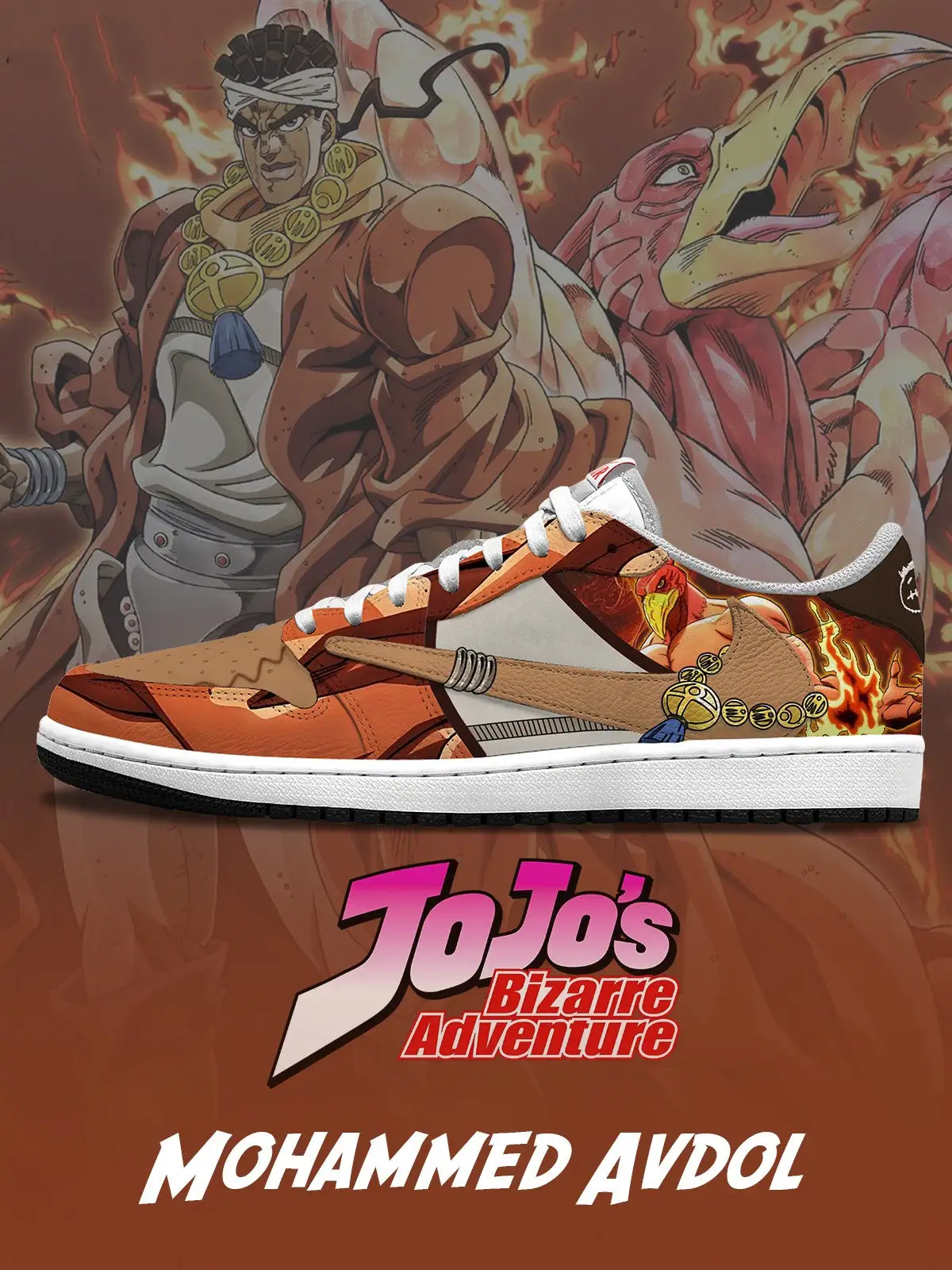 Mohammed Avdol V.2 Custom TS Low Sneakers