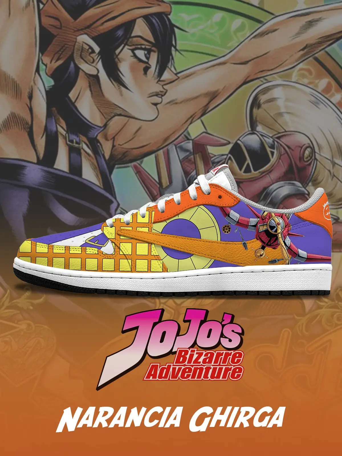 Narancia Ghirga V.2 Custom TS Low Sneakers
