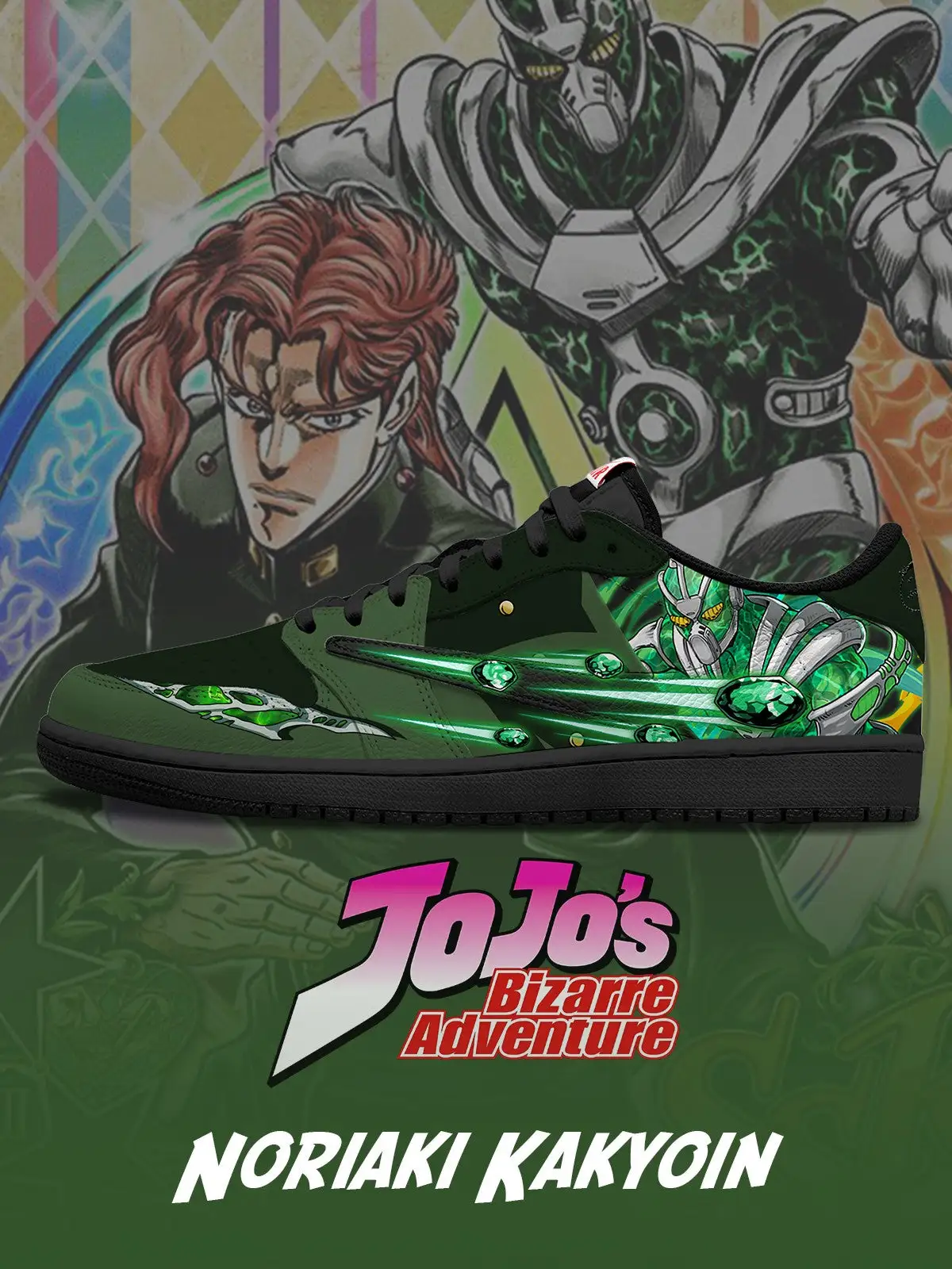Noriaki Kakyoin V.2 Custom TS Low Sneakers