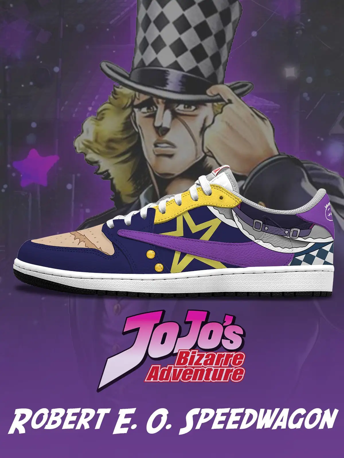 Robert E. O. Speedwagon V.2 Custom TS Low Sneakers