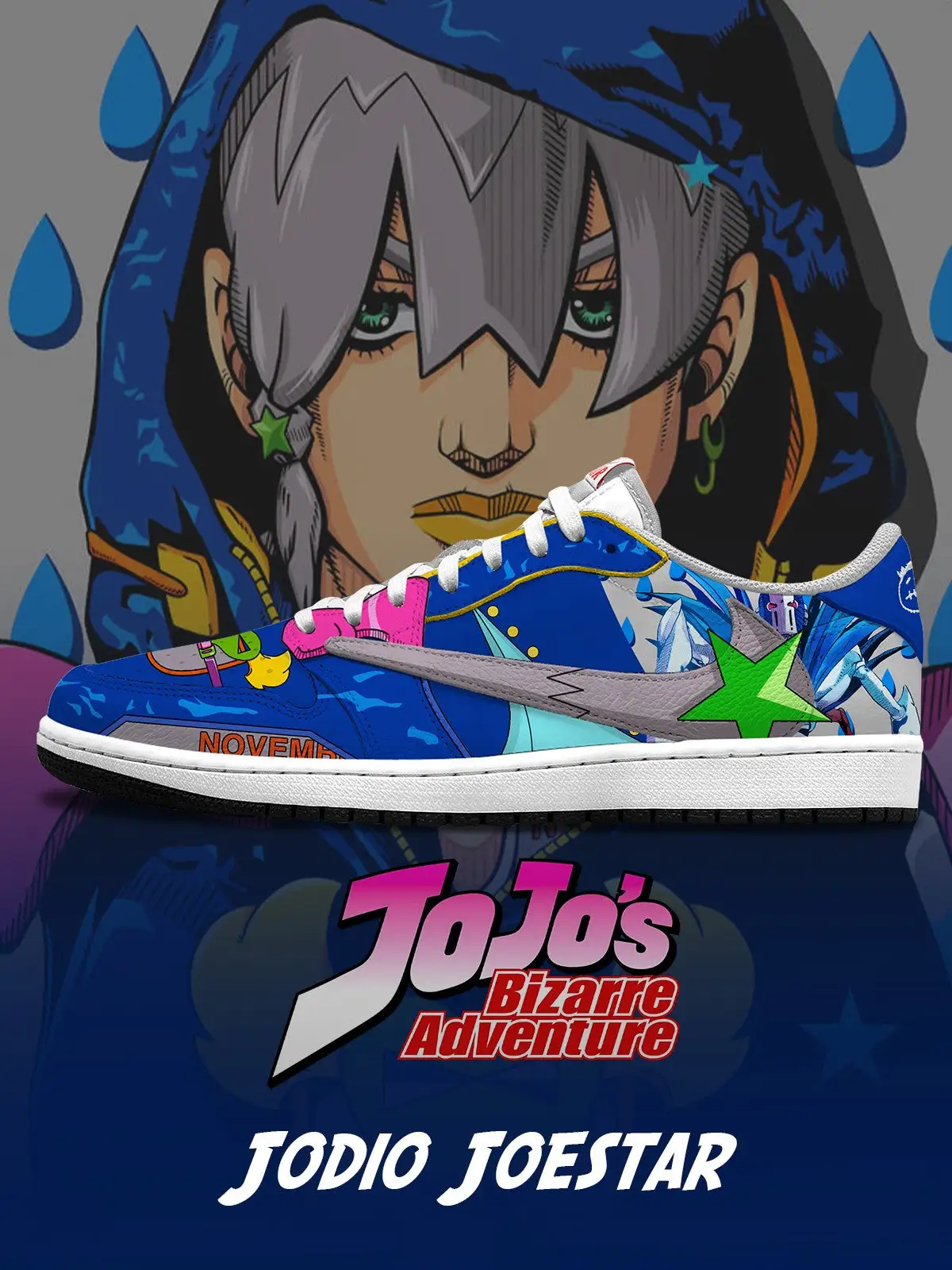 Jodio Joestar V.1 Custom TS Low Sneakers