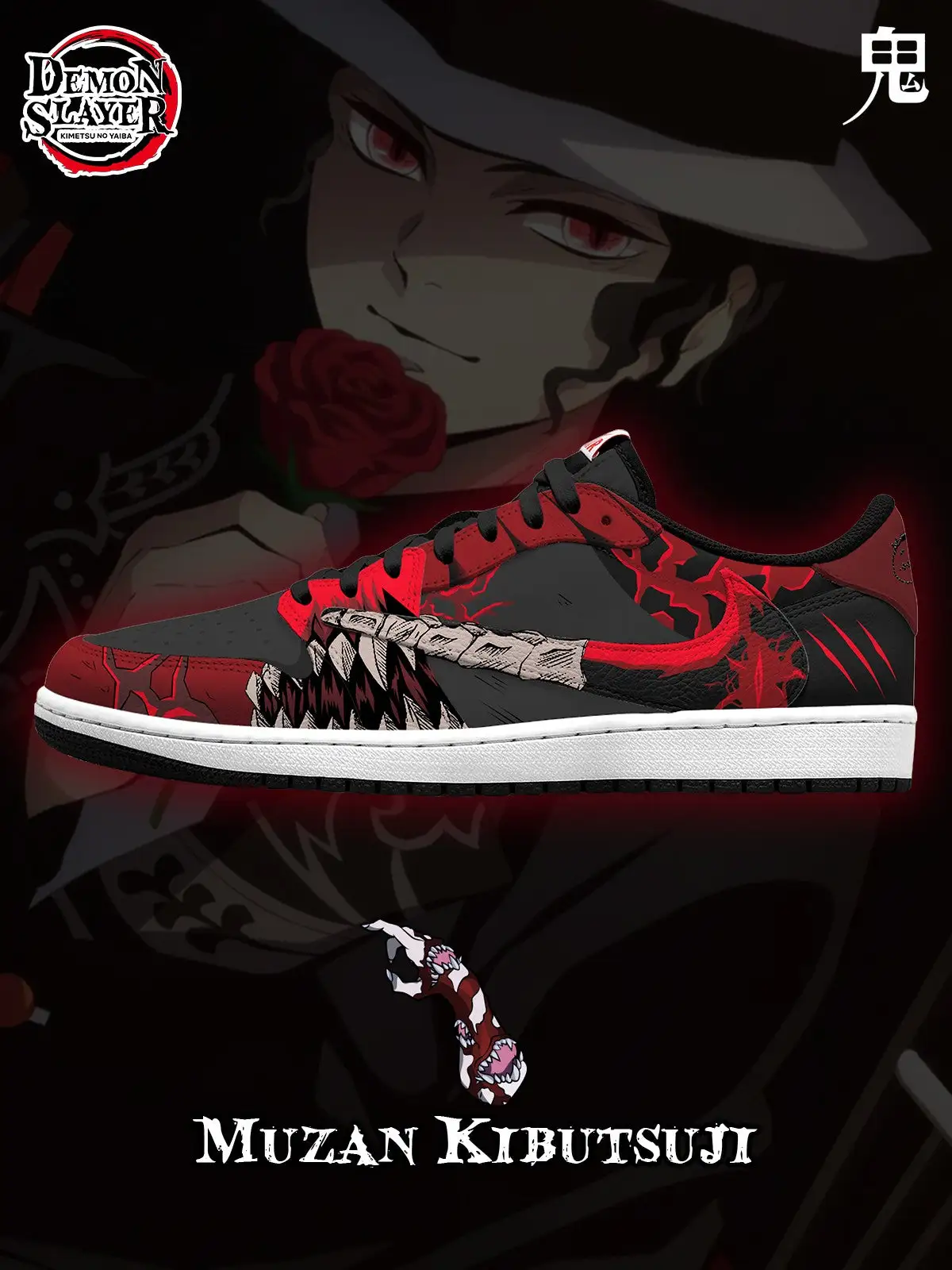 Muzan Kibutsuji V.1 Custom TS Low Sneakers