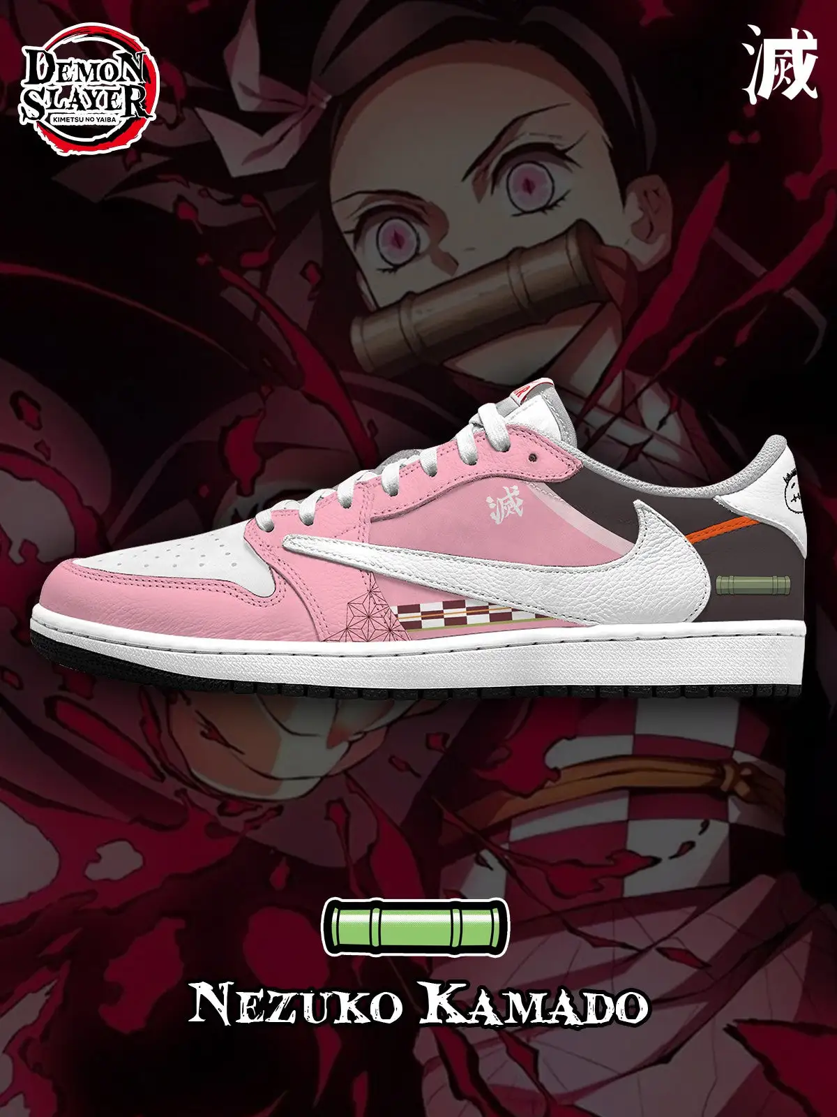 Nezuko Kamado V.1 Custom TS Low Sneakers