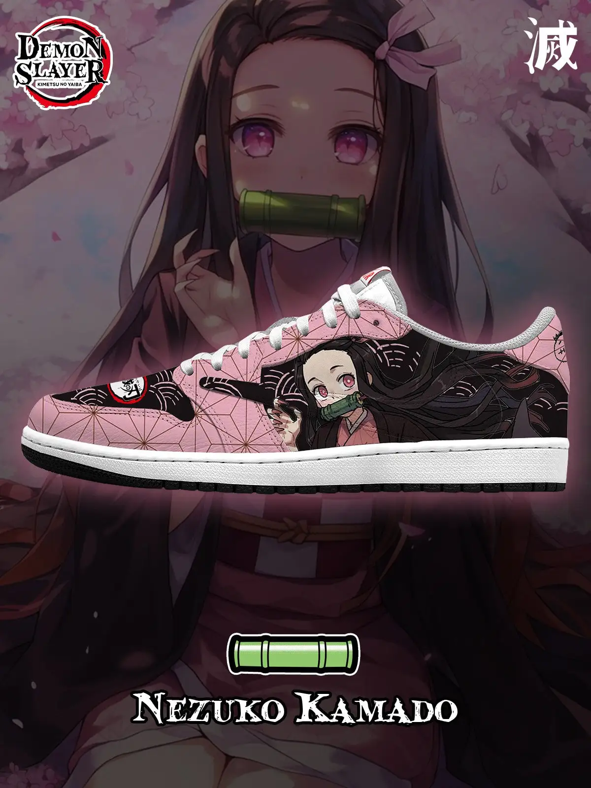 Nezuko Kamado V.3 Custom TS Low Sneakers