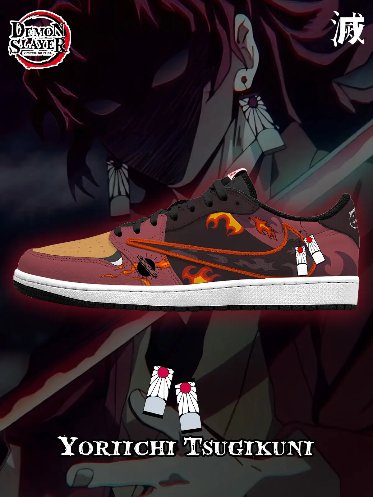 Yoriichi Tsugikuni V.1 Custom TS Low Sneakers