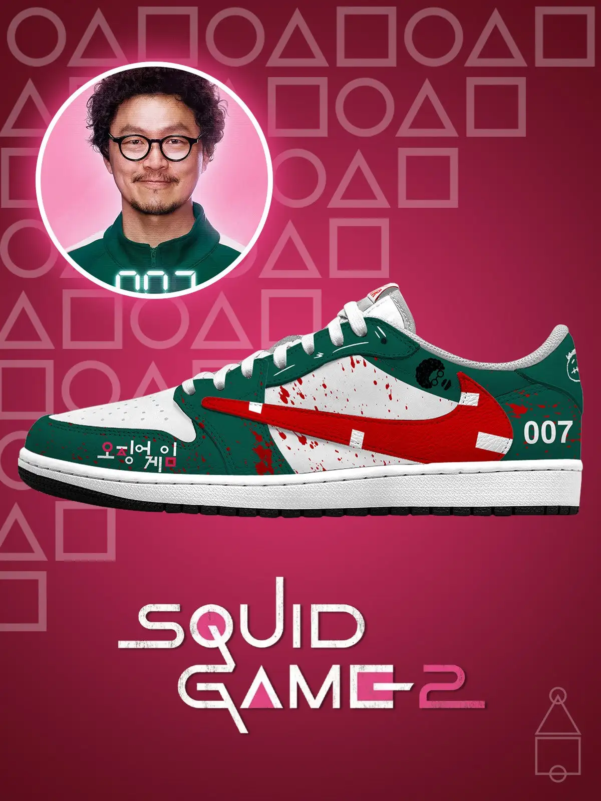 Player 007 V.1 Custom TS Low Sneakers