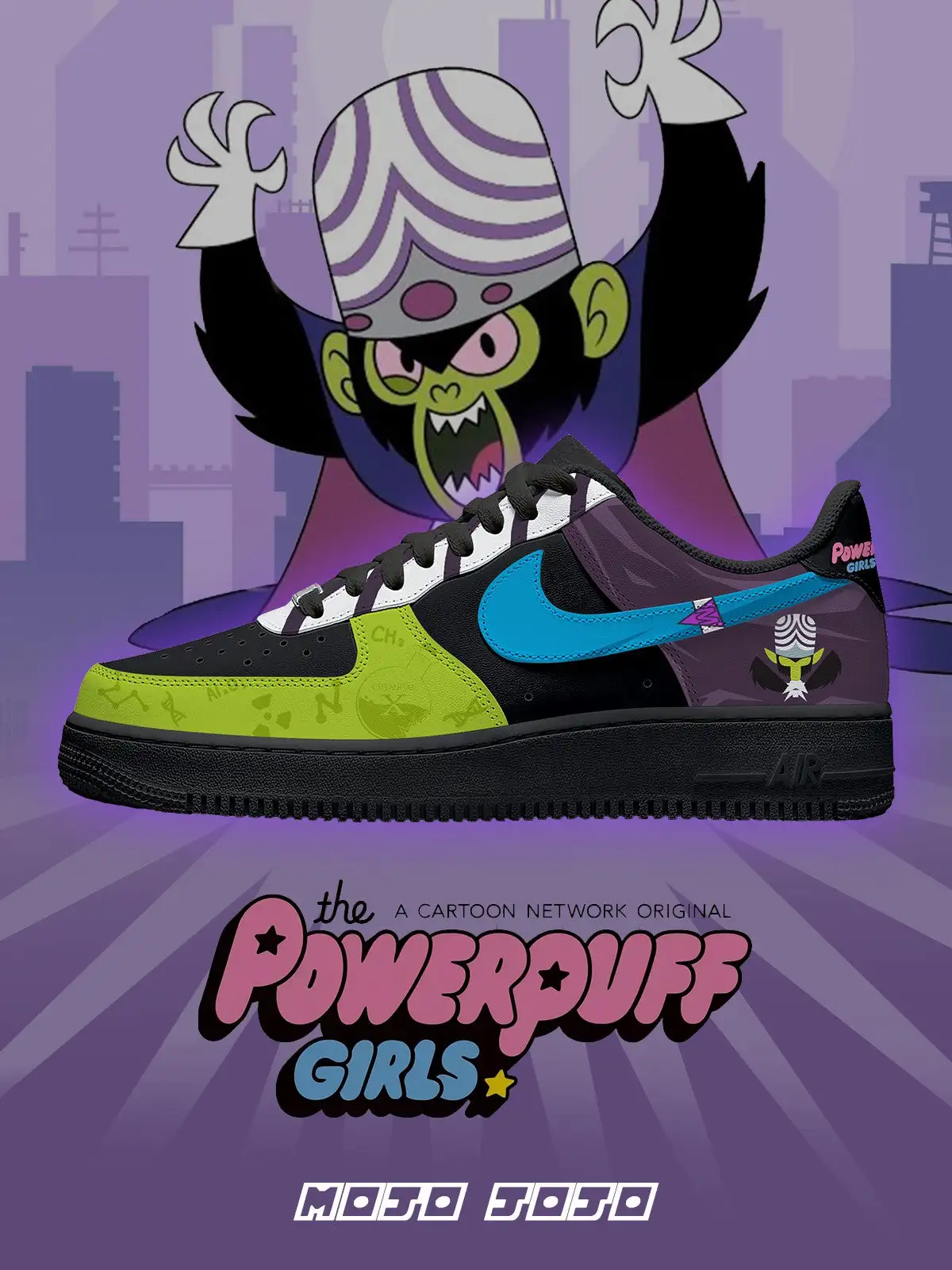 Mojo Jojo V.1 Custom Sneakers