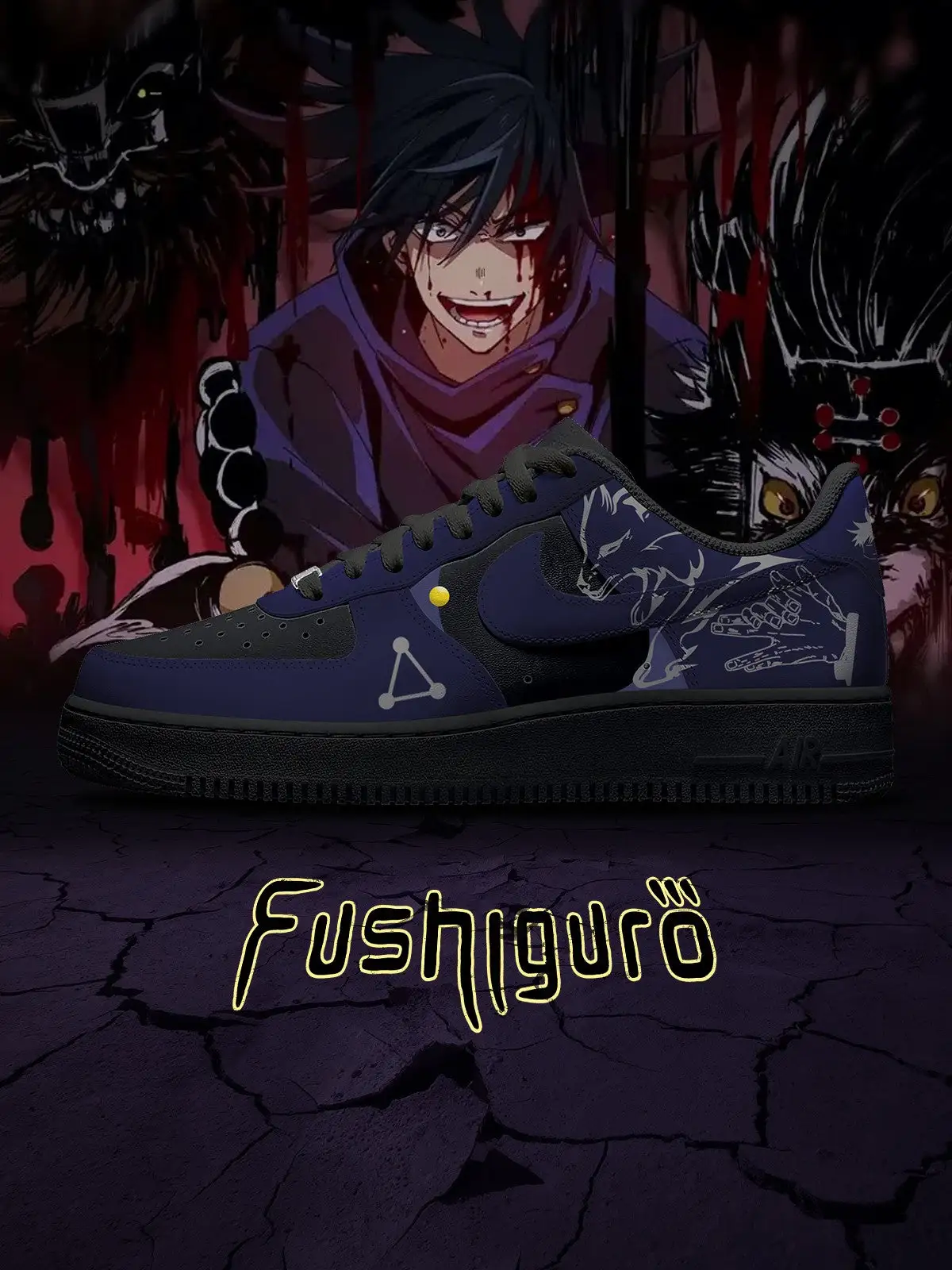 Megumi Fushiguro V.2 Custom Sneakers