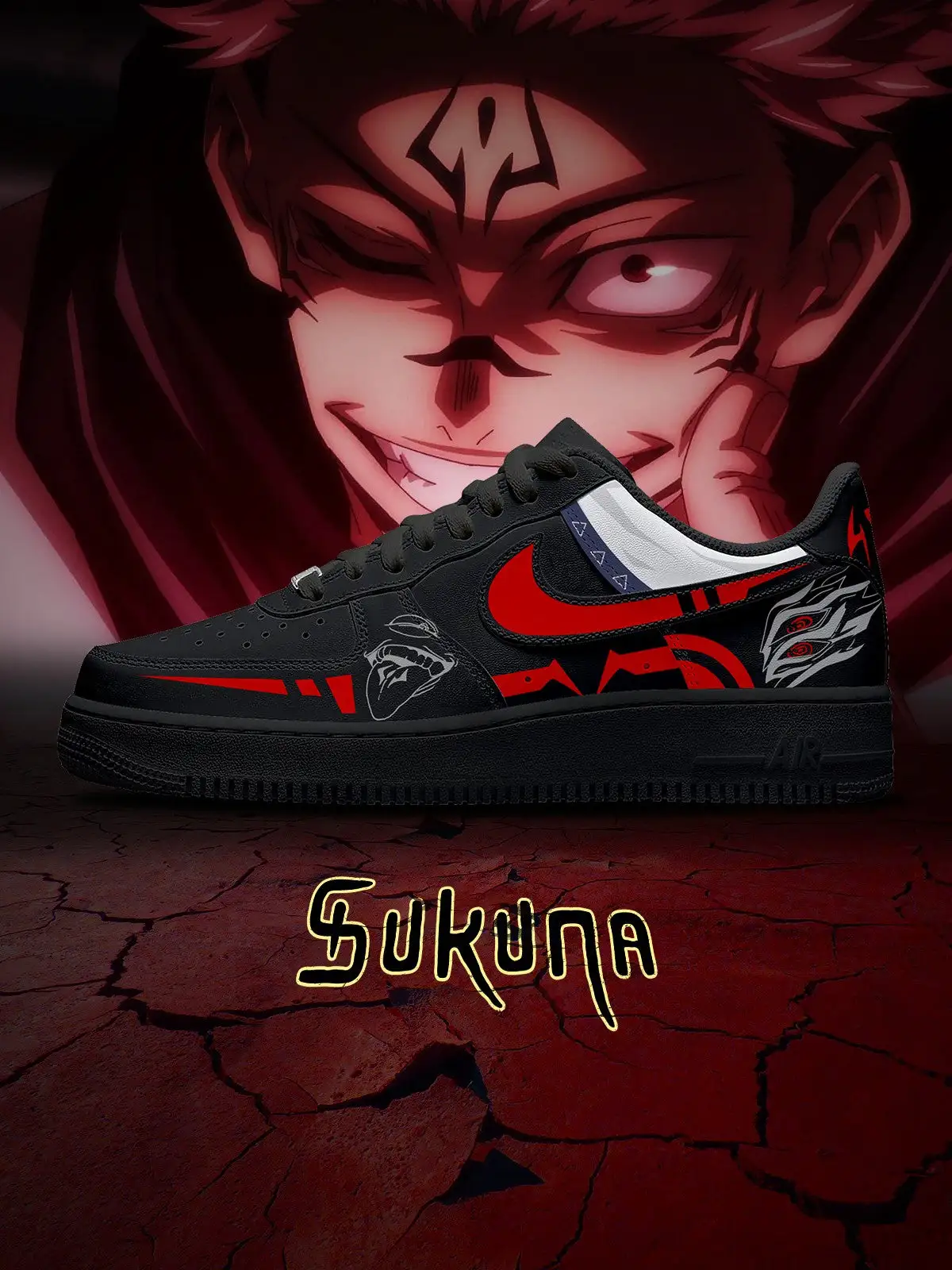 Ryomen Sukuna V.5 Custom Sneakers