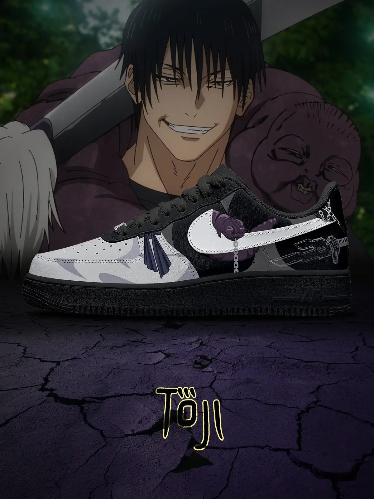 Toji Fushiguro V.3 Custom Sneakers