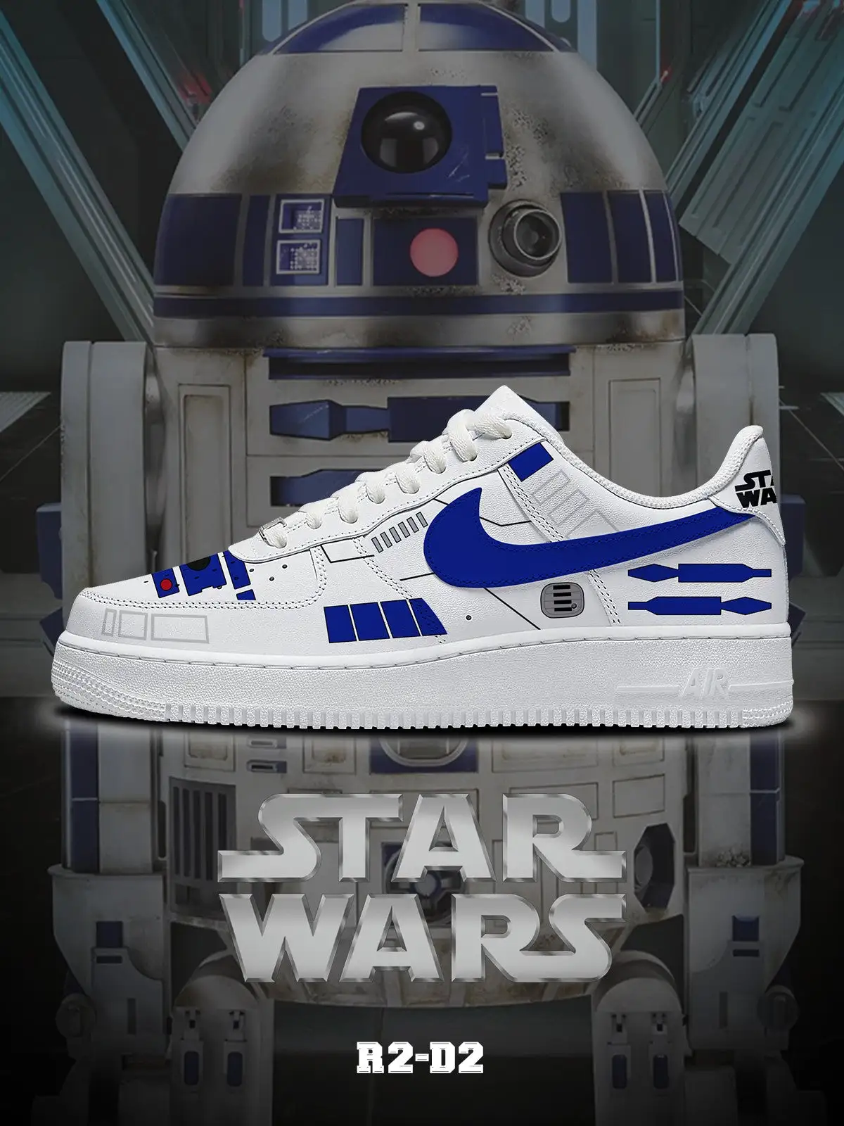 R2-D2 V.1 Custom Sneakers