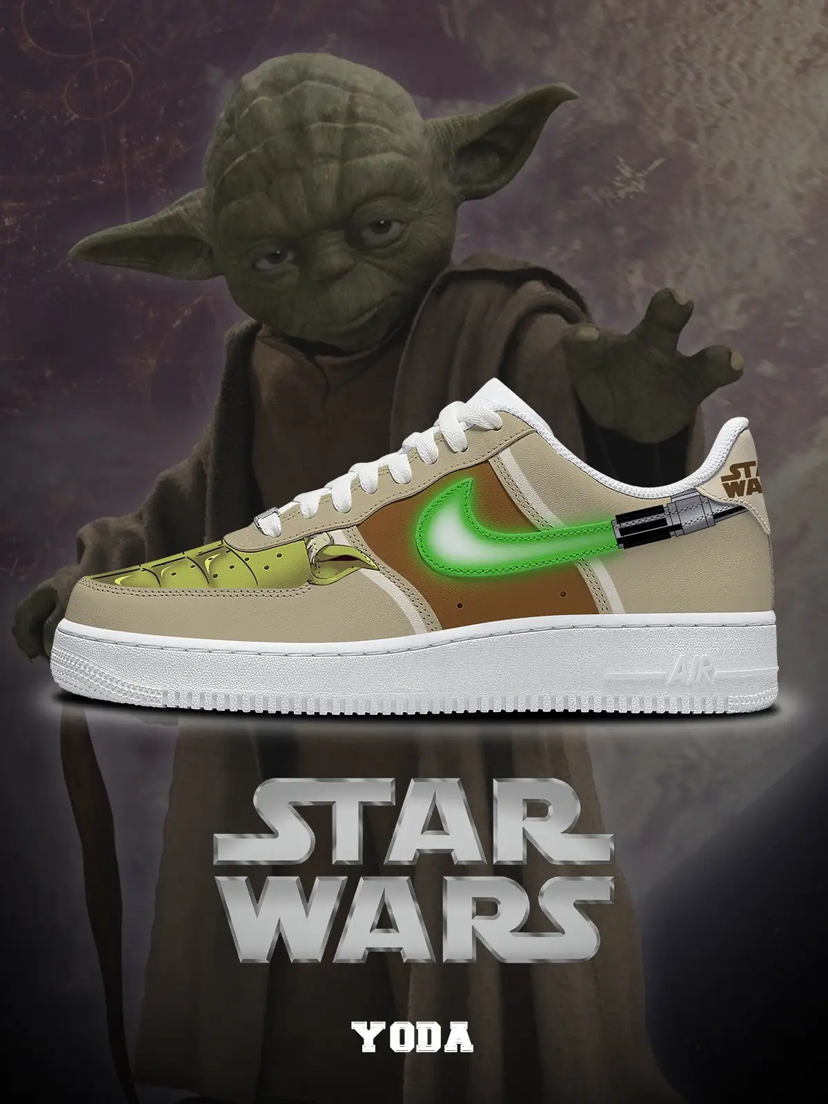 Yoda V.1 Custom Sneakers