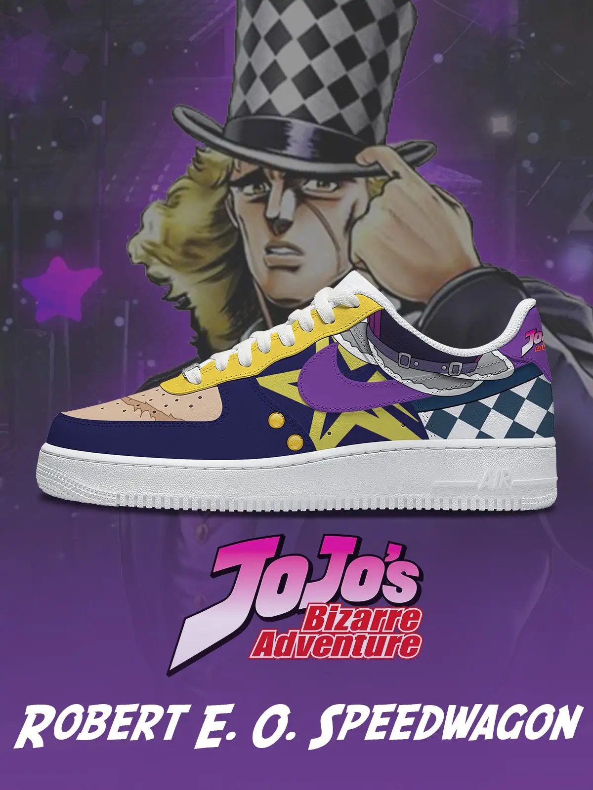 Robert E. O. Speedwagon V.2 Custom Sneakers