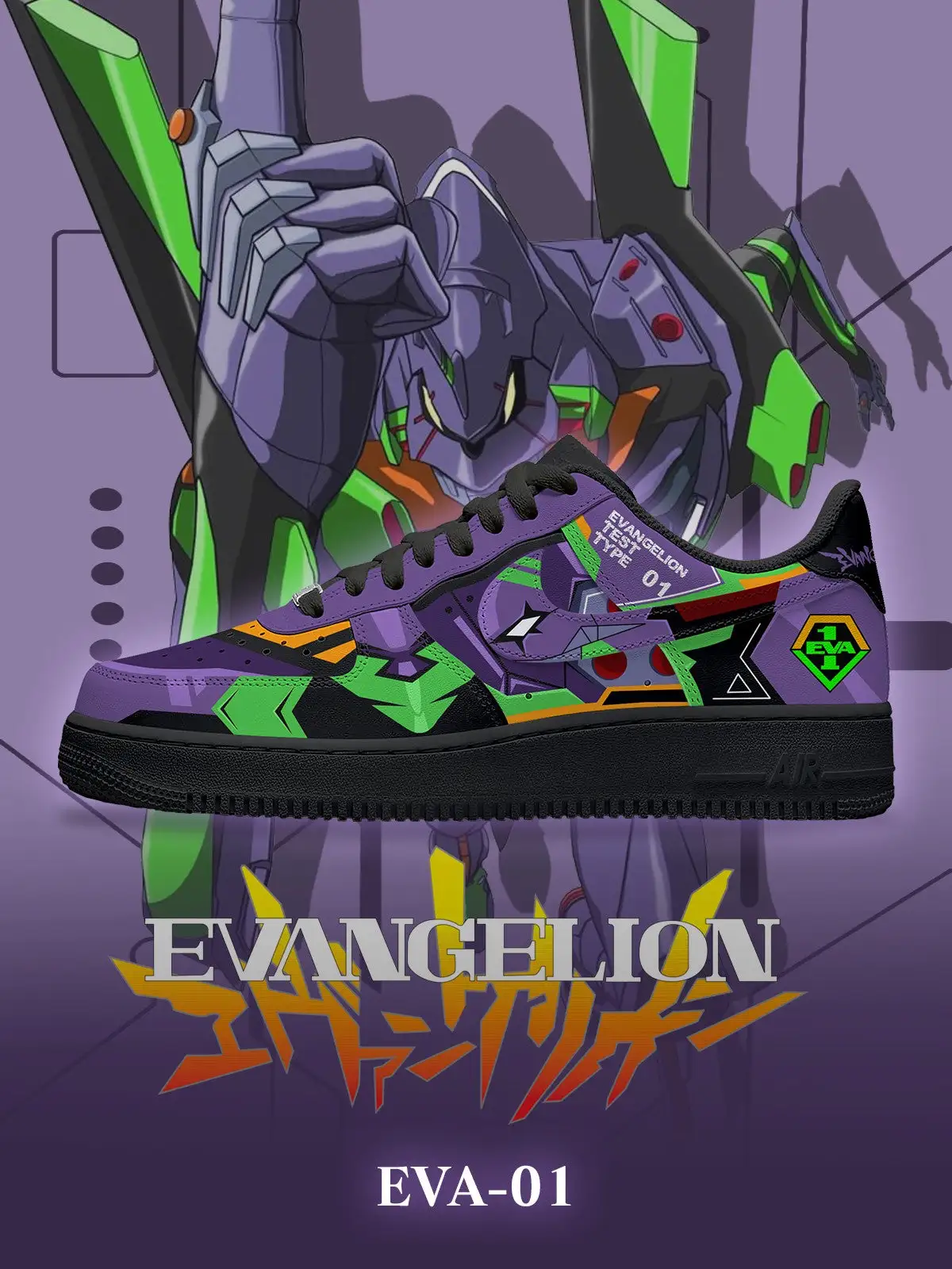 Eva-01 V.1 Custom Sneakers