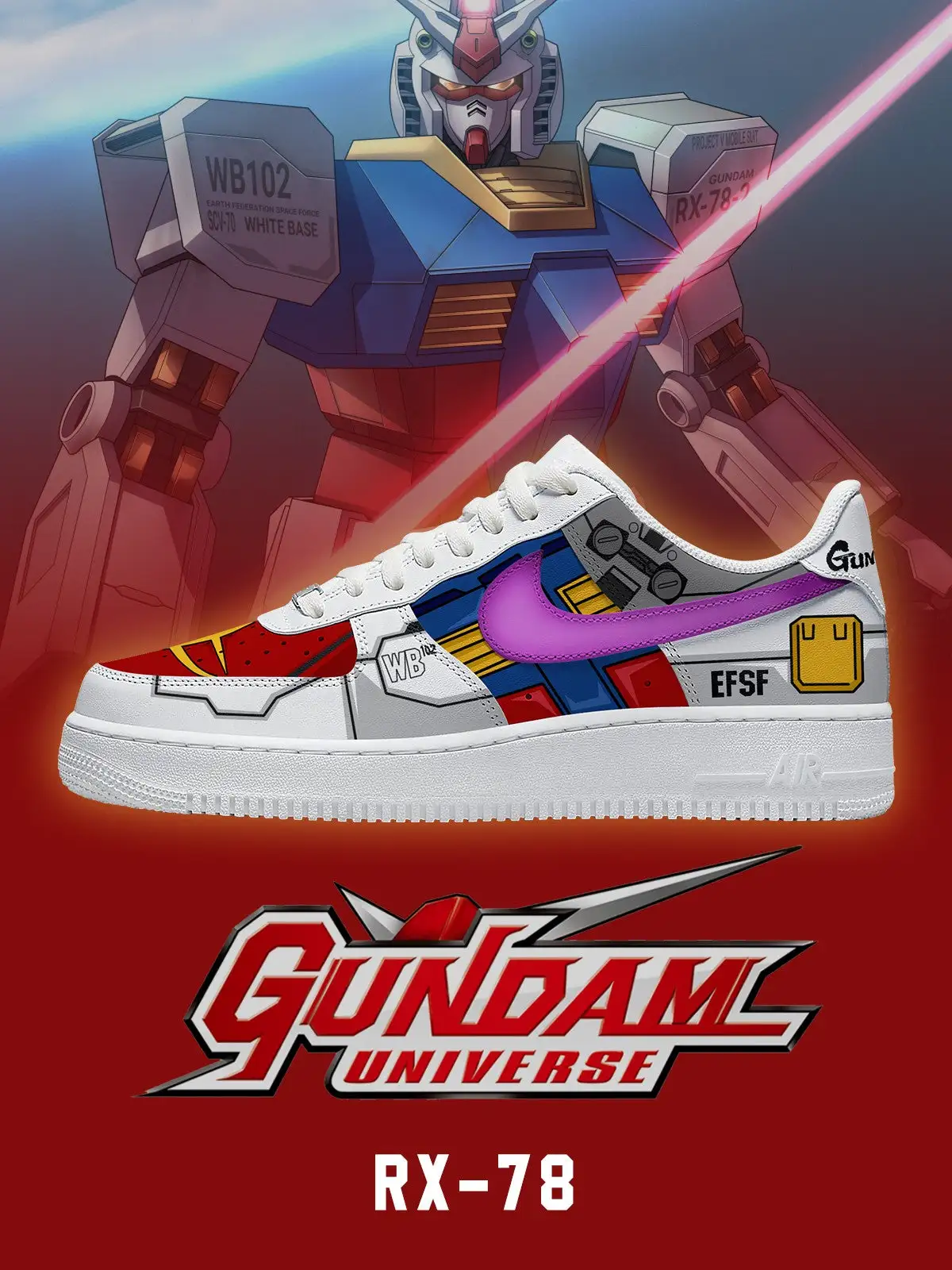 RX-78 V.1 Custom Sneakers