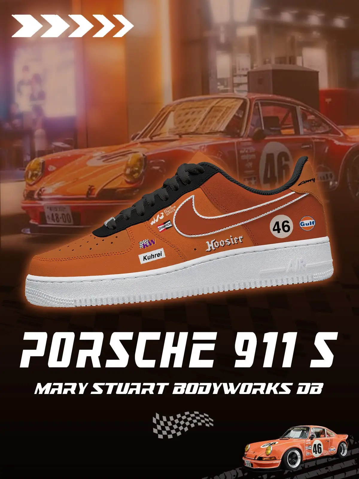 911 S Mary Stuart Bodyworks DB V.1 Custom Sneakers