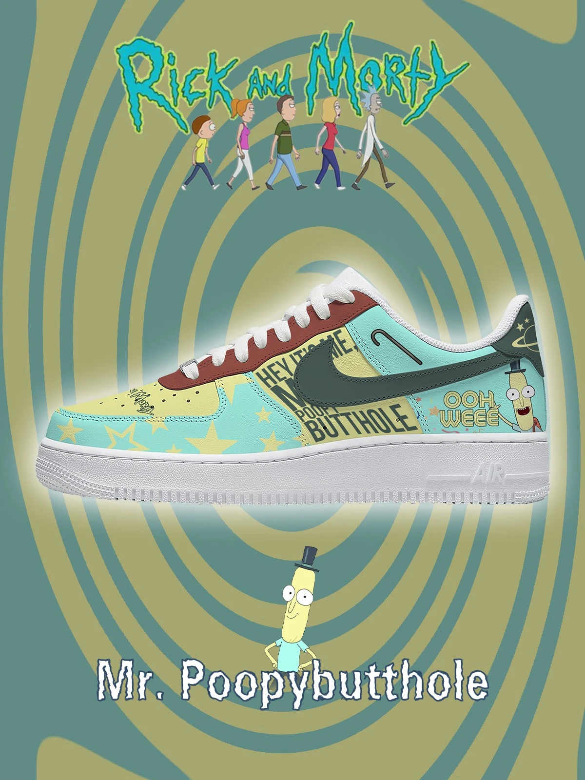 Mr. Poopybutthole V.1 Custom Sneakers
