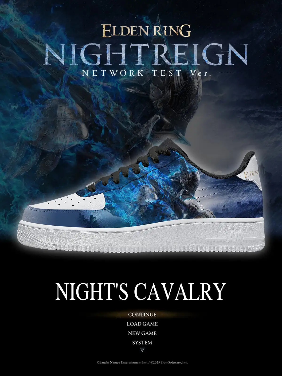 Night's Cavalry V.1 Custom Sneakers