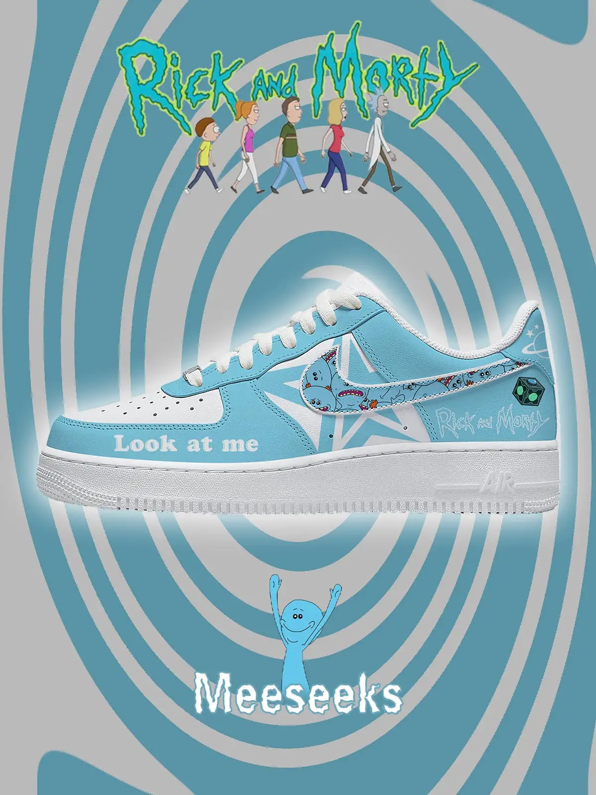 Meeseeks V.1 Custom Sneakers