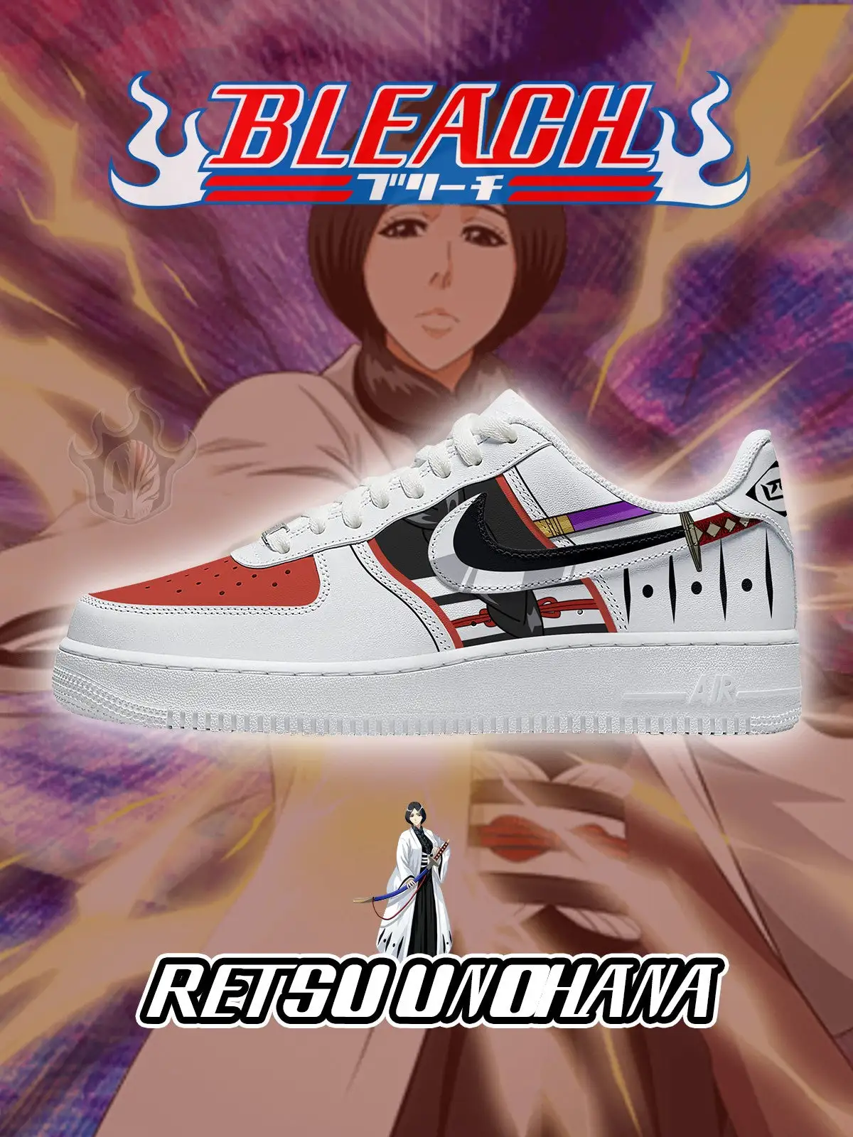 Retsu Unohana V.2 Custom Sneakers