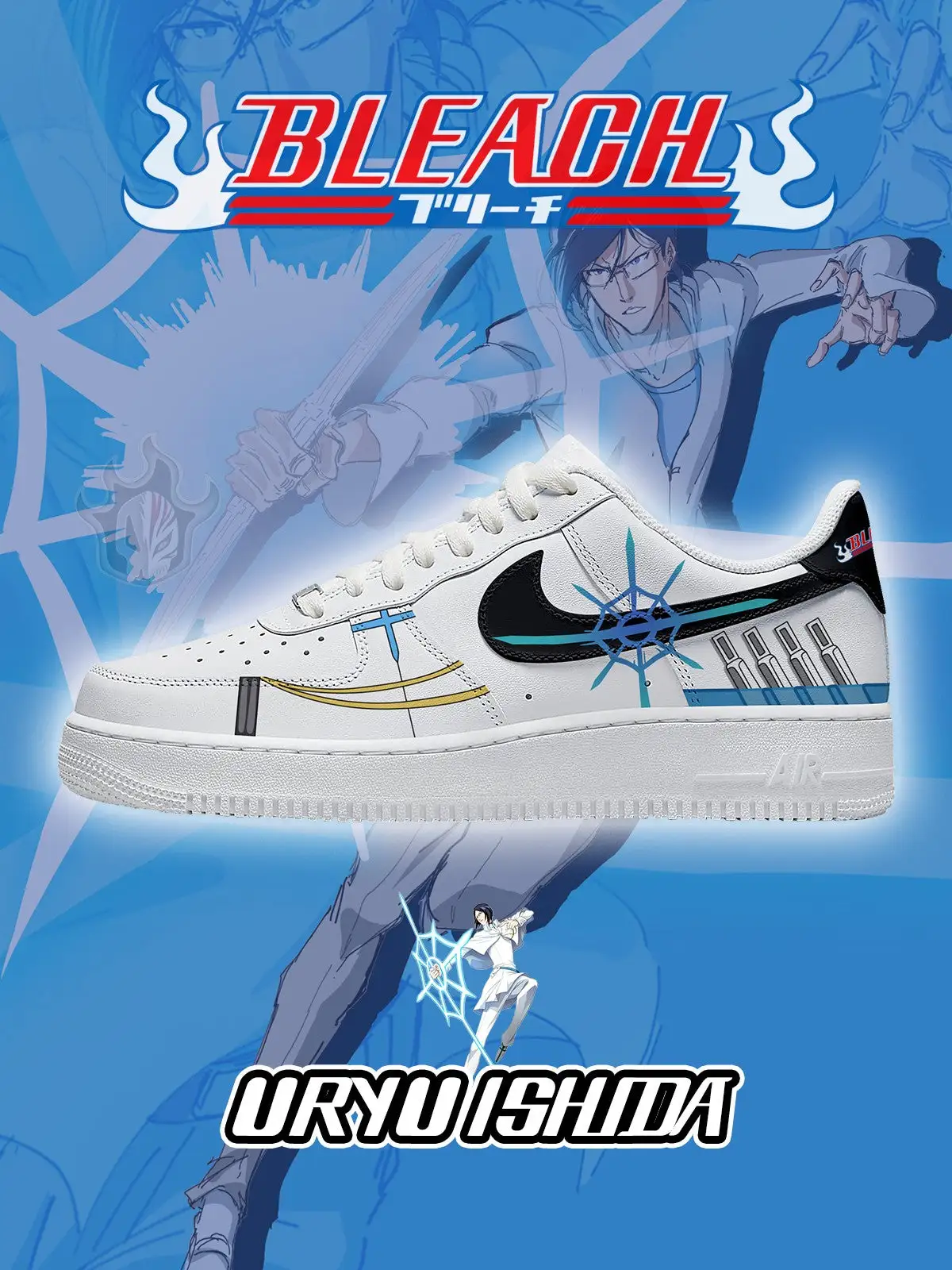Uryu Ishida V.2 Custom Sneakers