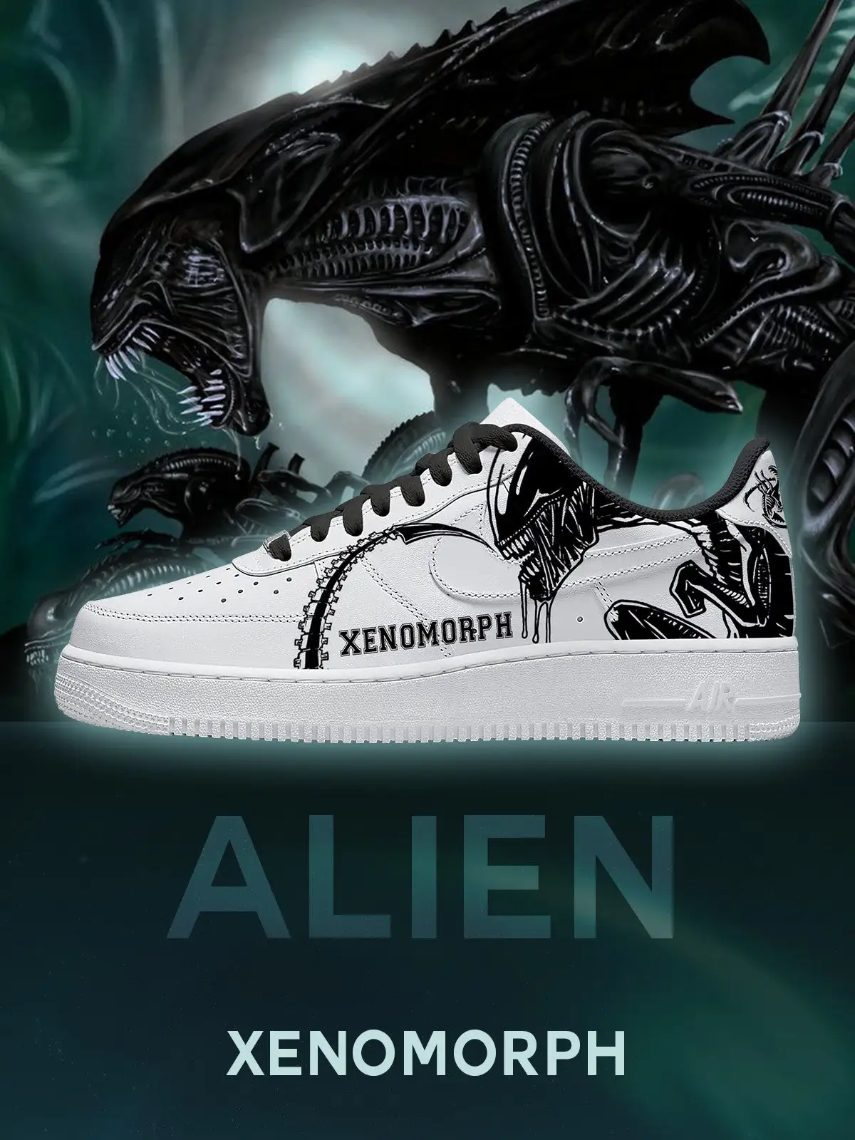 Xenomorph V.2 Custom Sneakers