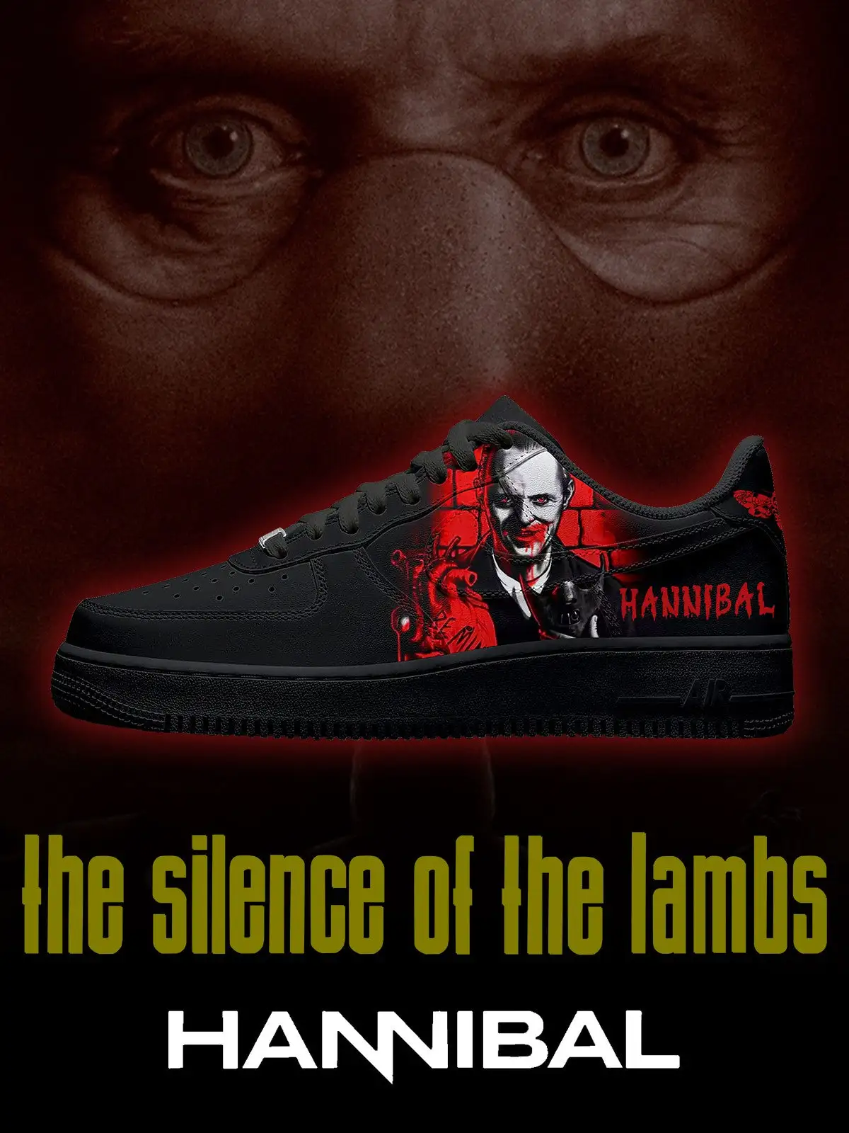 Hannibal Lecter V.3 Custom Sneakers