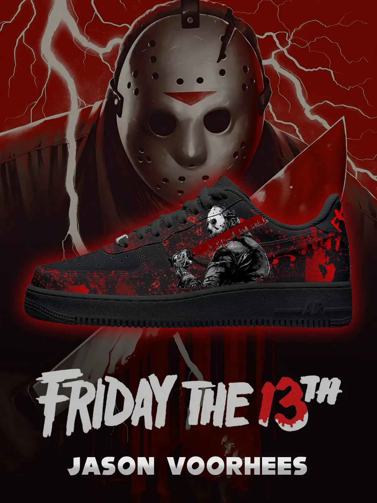 Jason Voorhees V.2 Custom Sneakers
