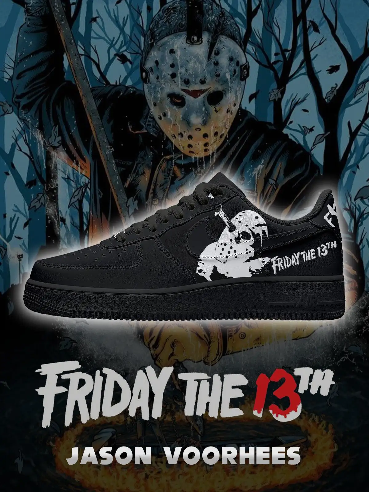 Jason Voorhees V.3 Custom Sneakers