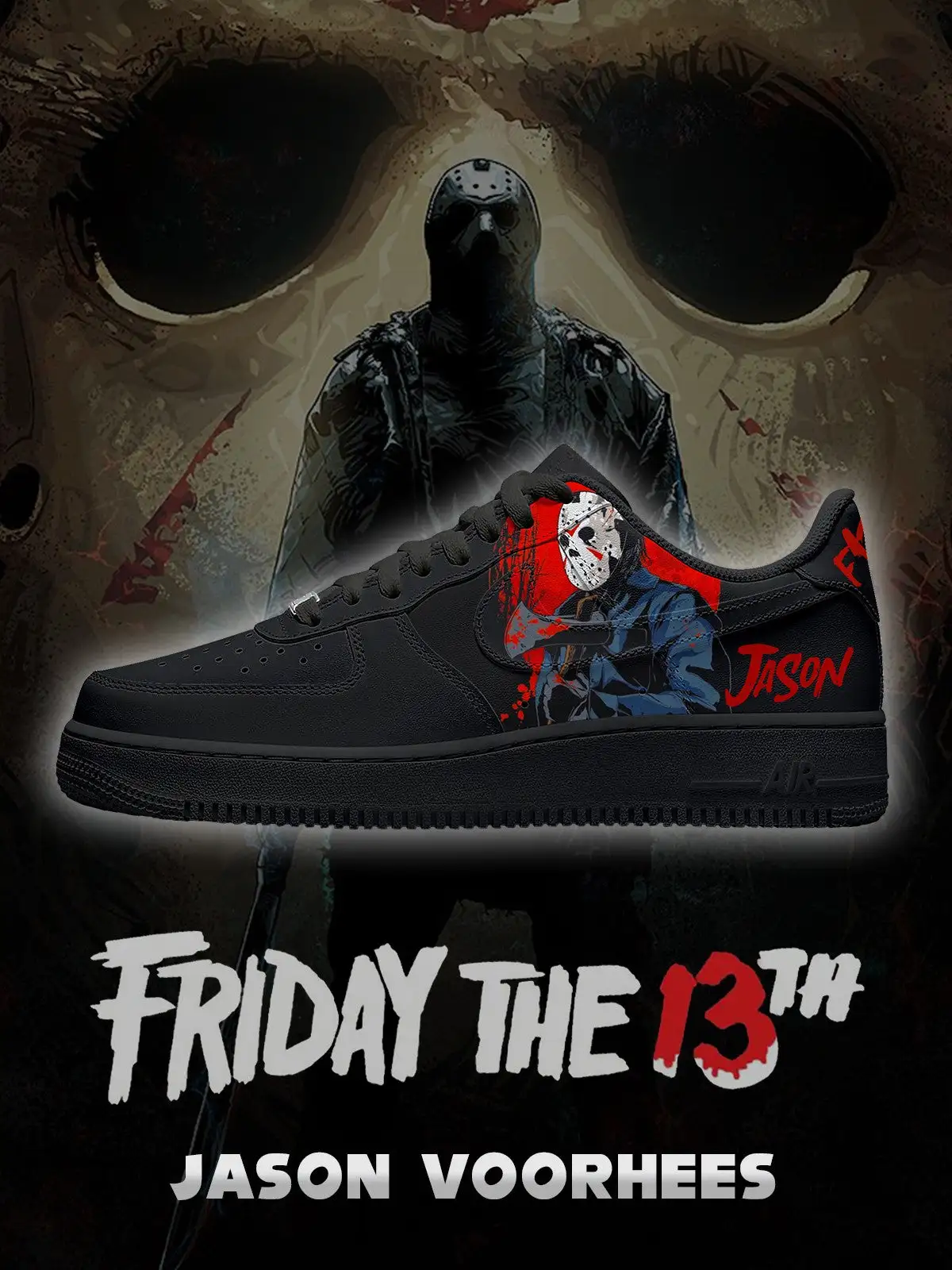 Jason Voorhees V.5 Custom Sneakers