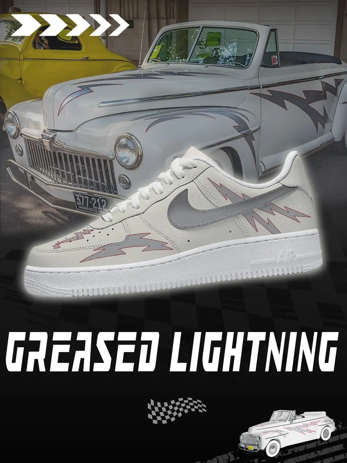 Greased Lightning V.1 Custom Sneakers