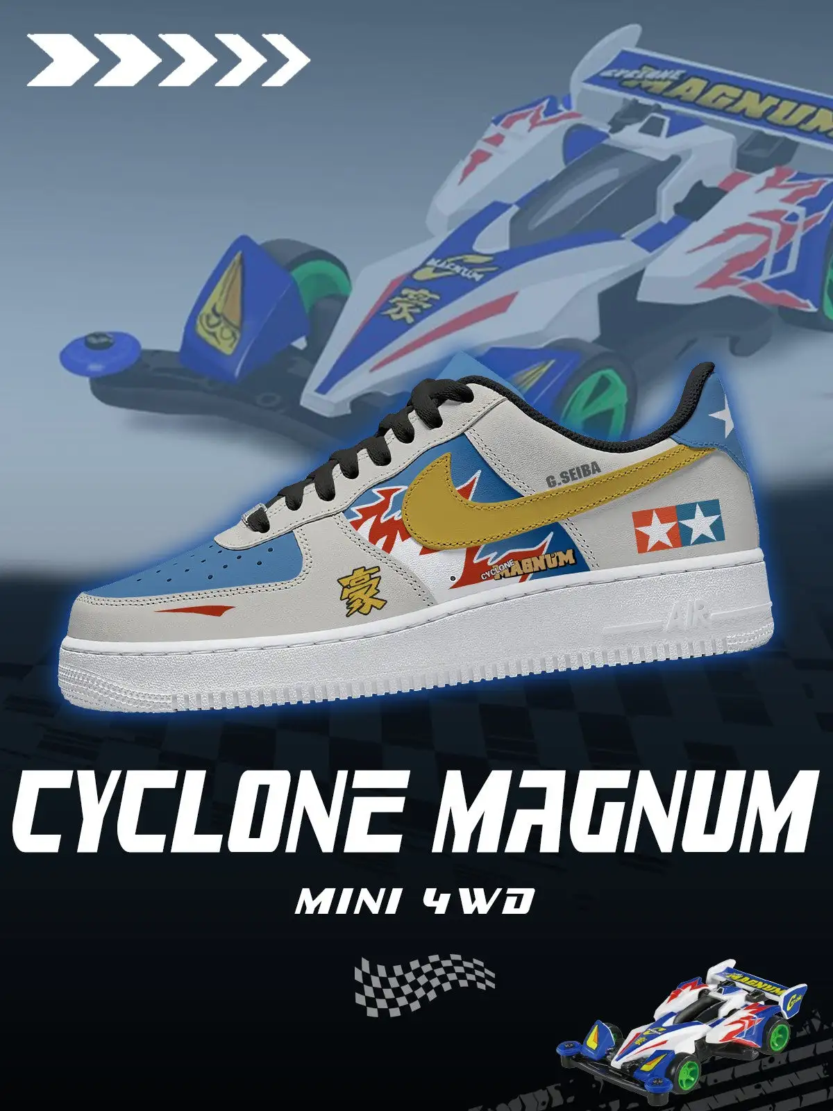 4WD Cyclone Magnum V.1 Custom Sneakers