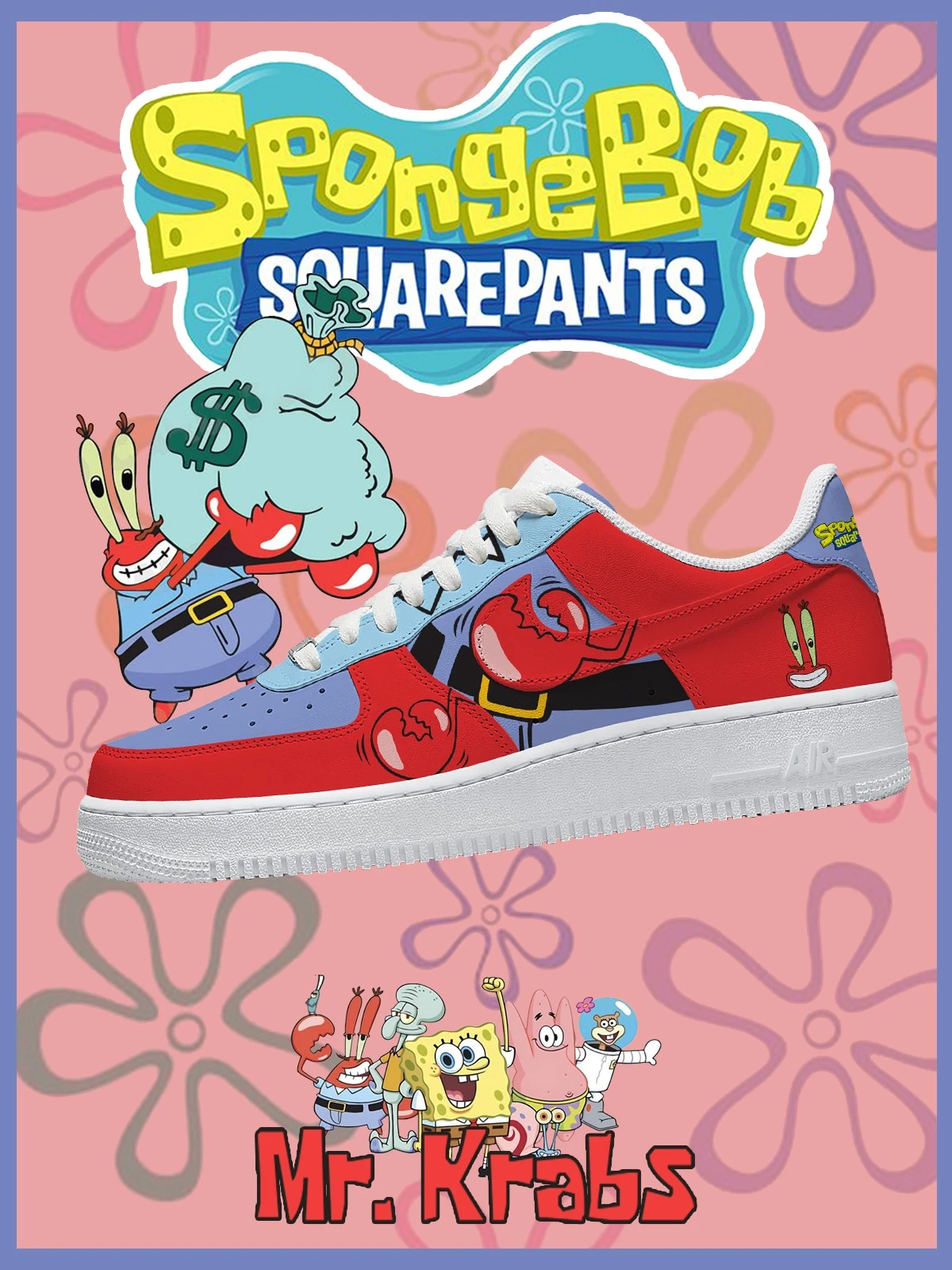 Mr. Krabs V.1 Custom Sneakers