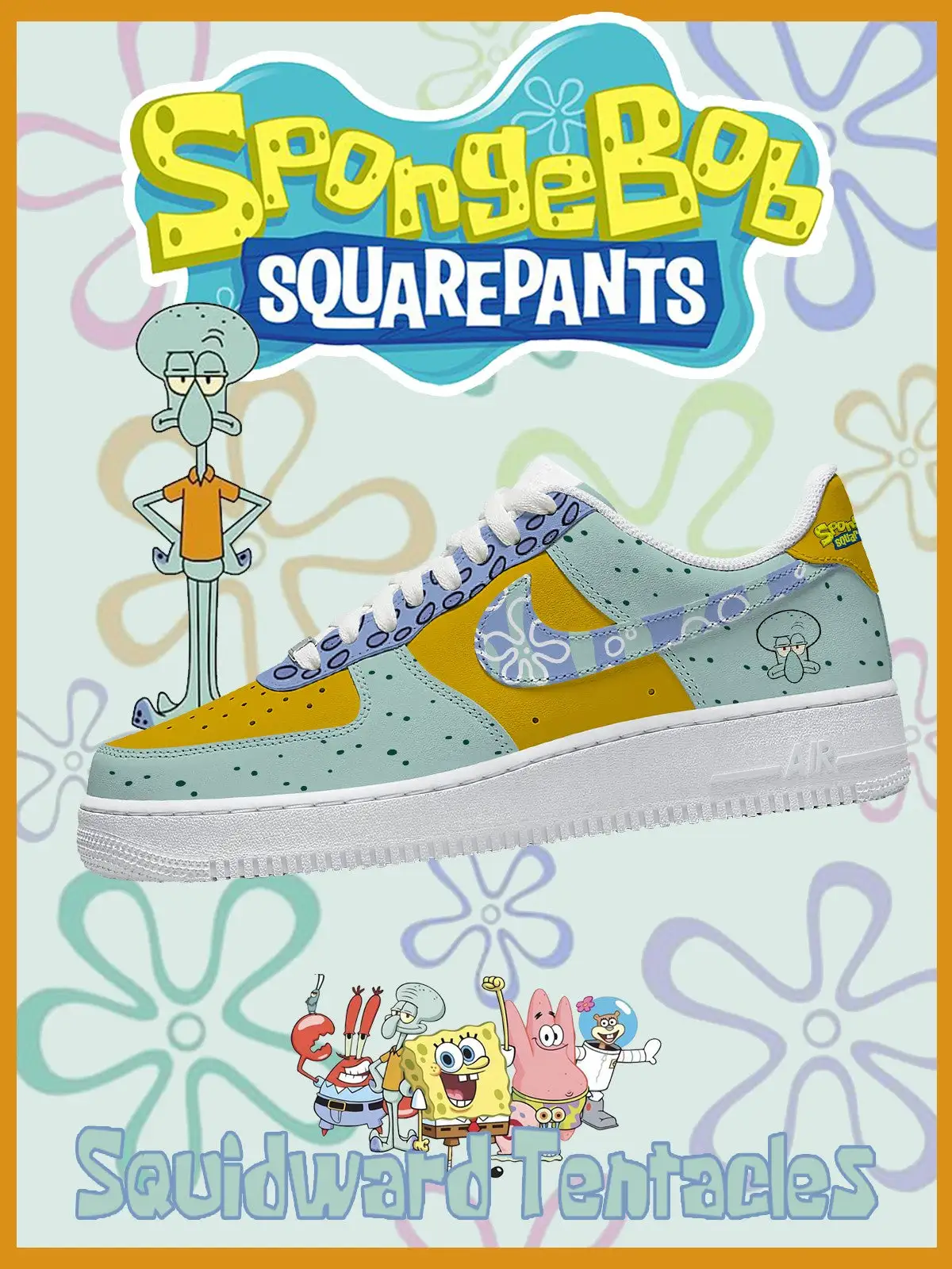 Squidward Tentacles V.1 Custom Sneakers
