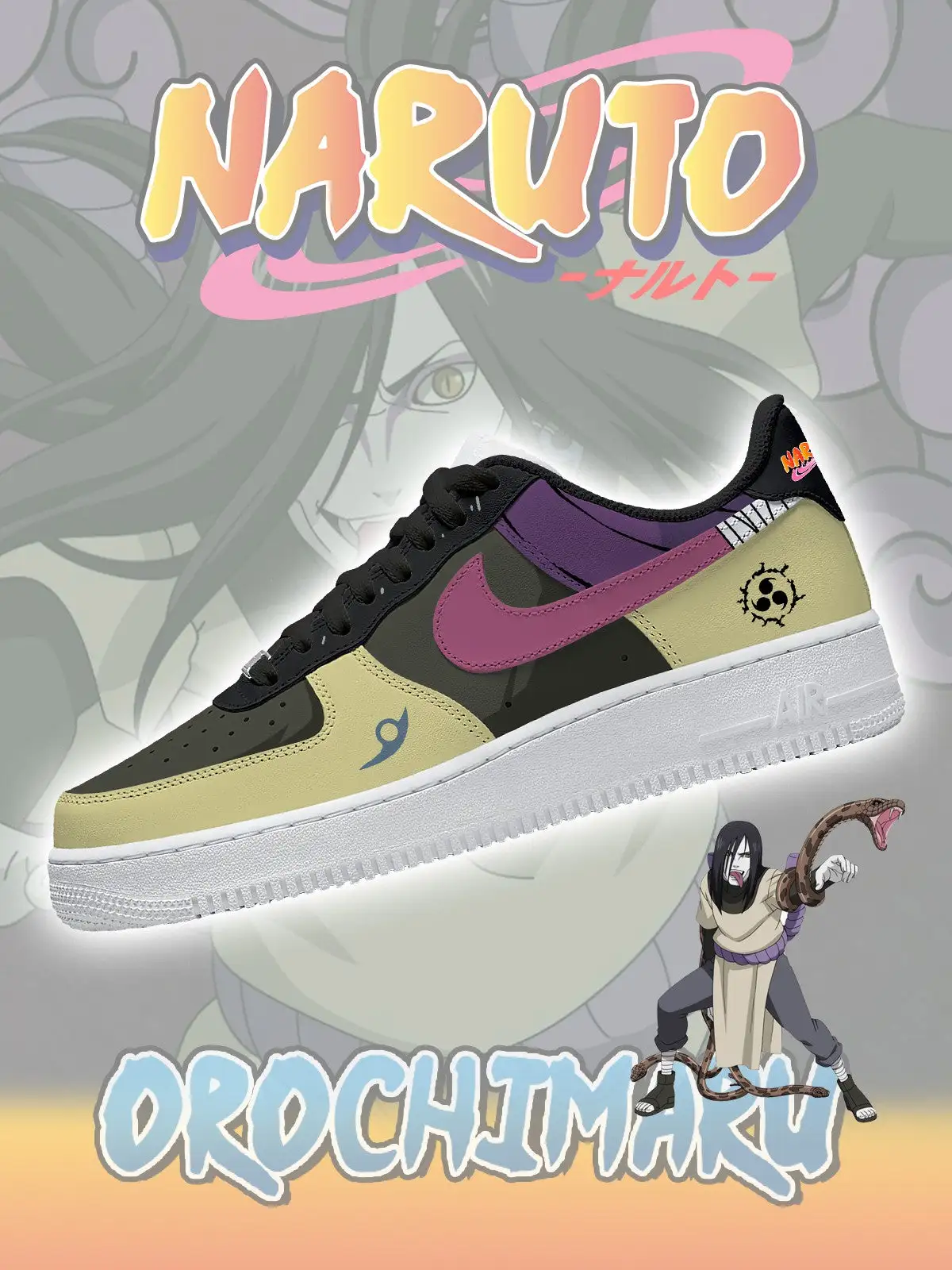 Orochimaru V.1 Custom Sneakers
