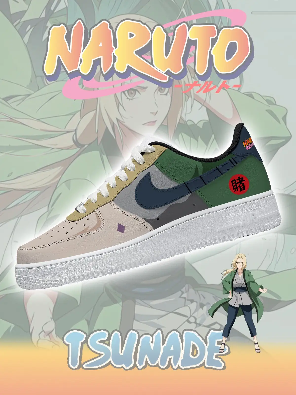 Tsunade Senju V.1 Custom Sneakers
