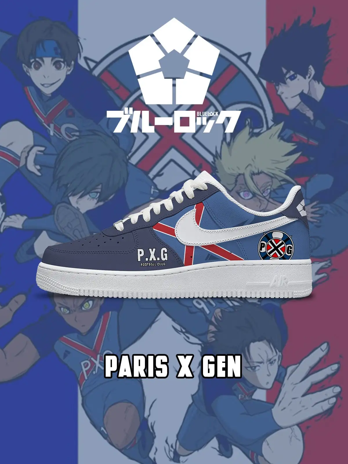 Paris X Gen V.1 Custom Sneakers