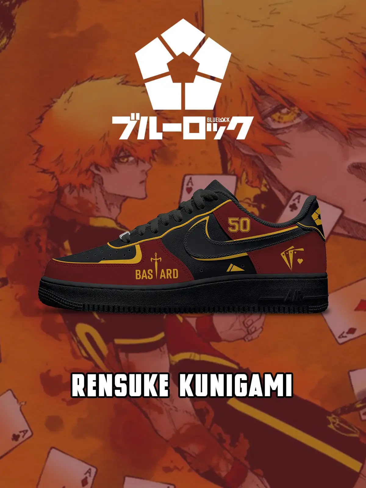 Rensuke Kunigami V.2 Custom Sneakers