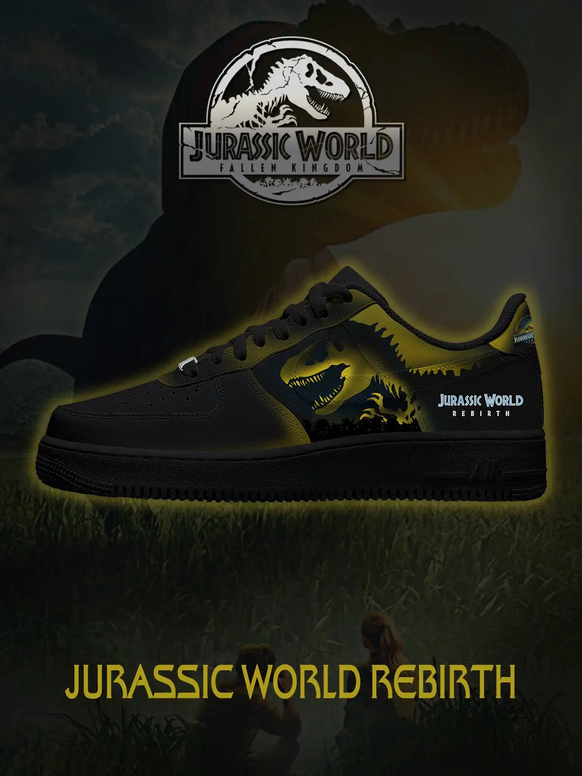 Jurassic V.1 Custom Sneakers