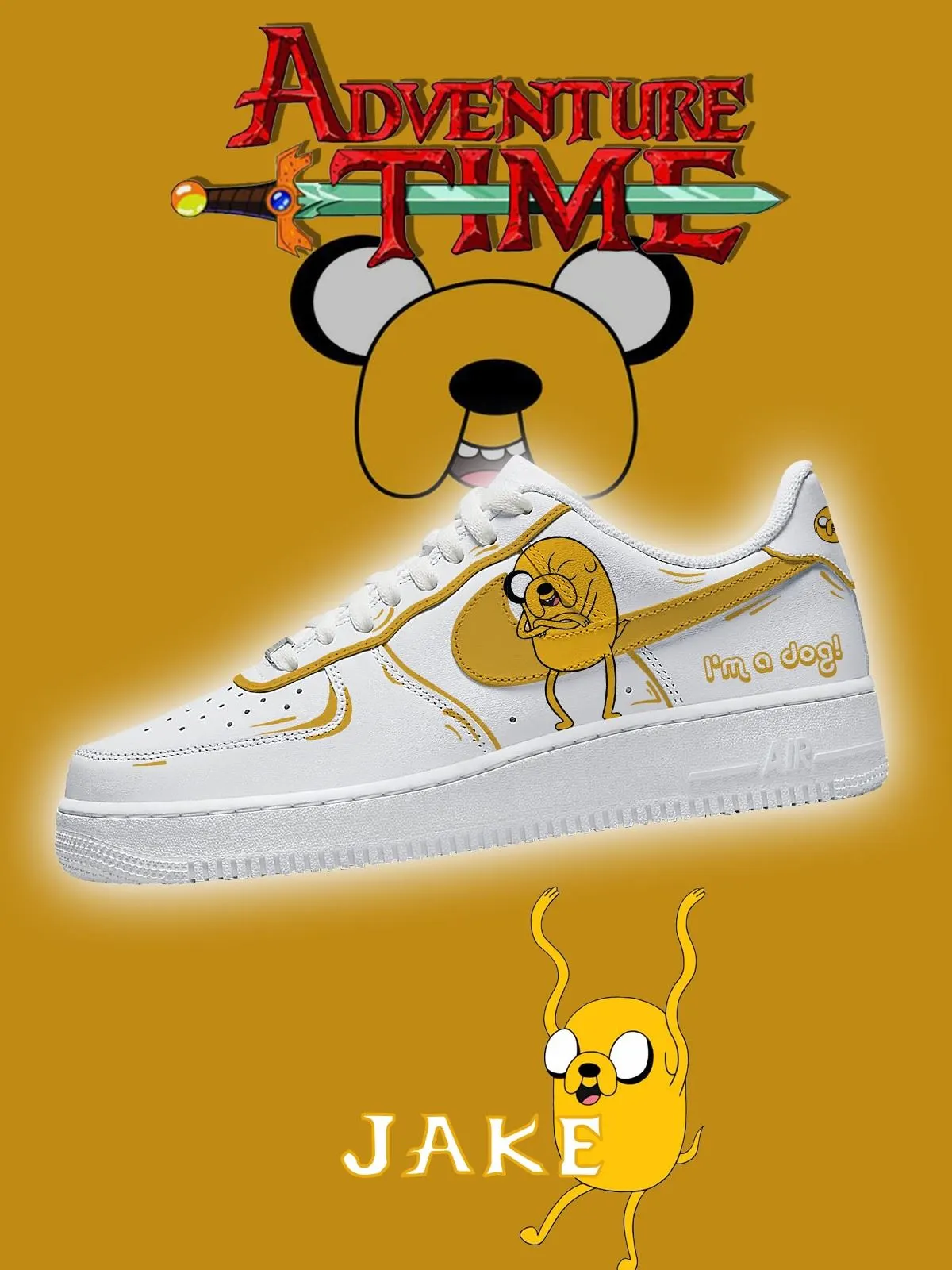 Jake the Dog V.1 Custom Sneakers