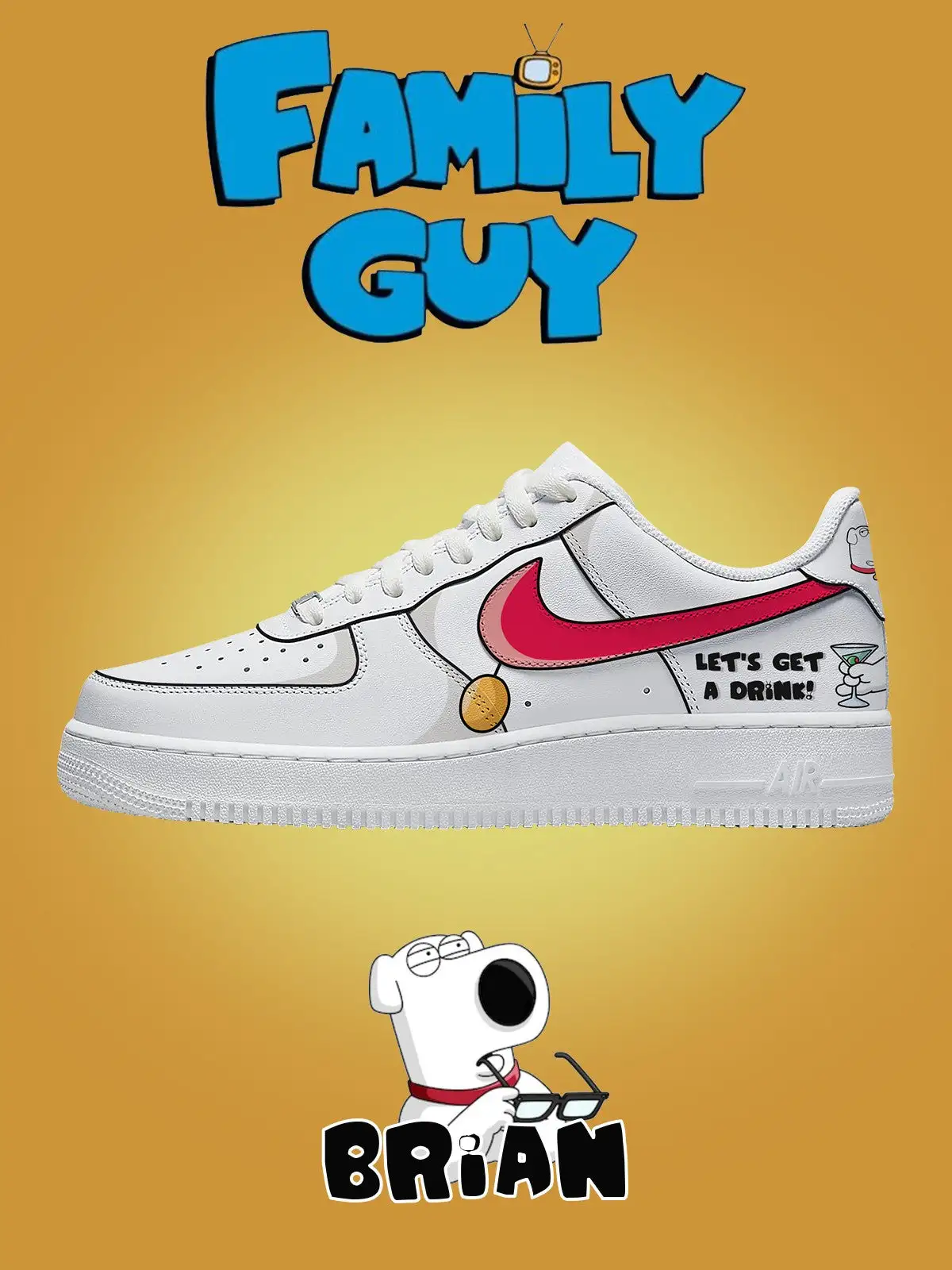 Brian Griffin V.1 Custom Sneakers