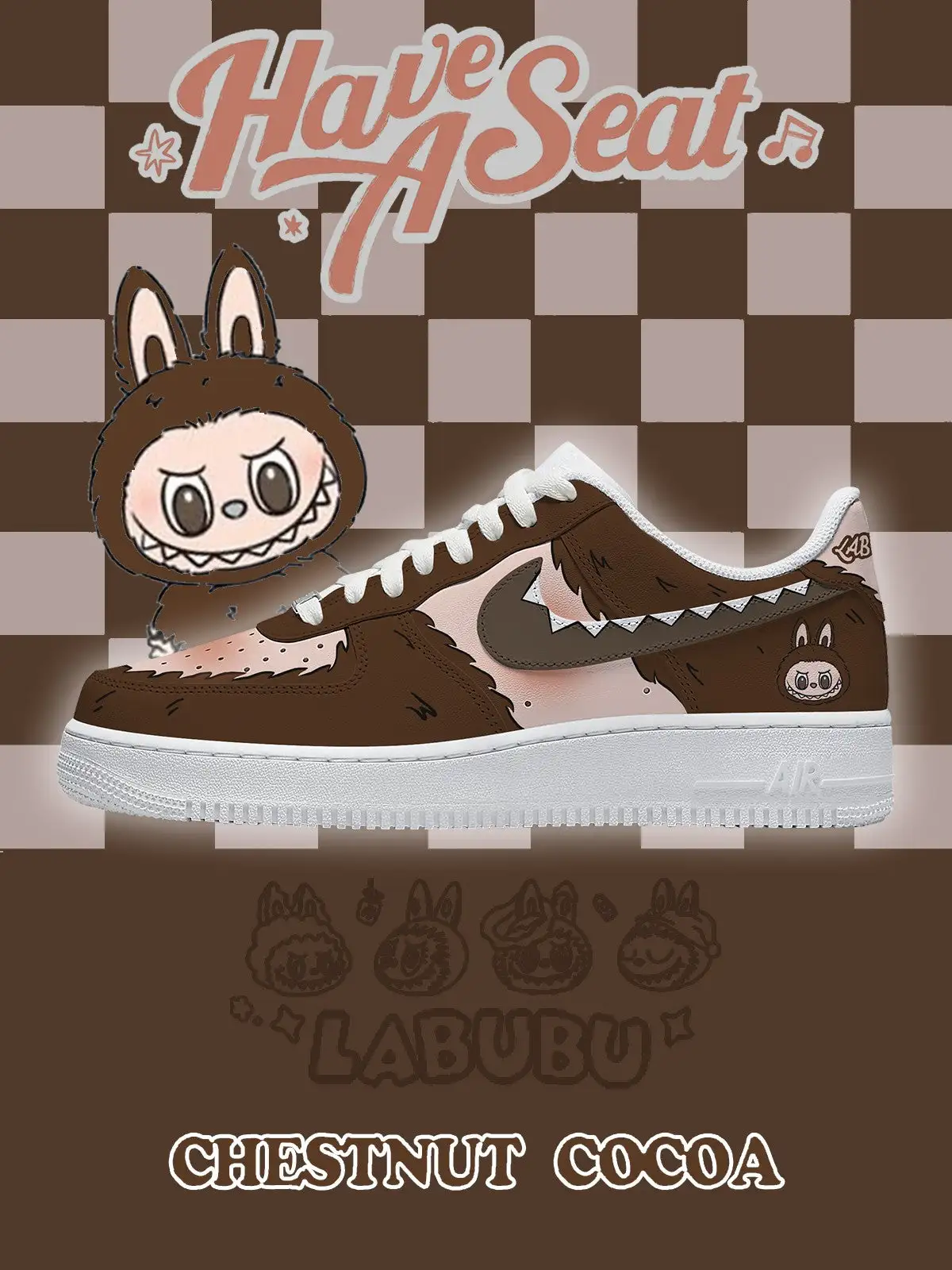 Chestnut Cocoa V.1 Custom Sneakers