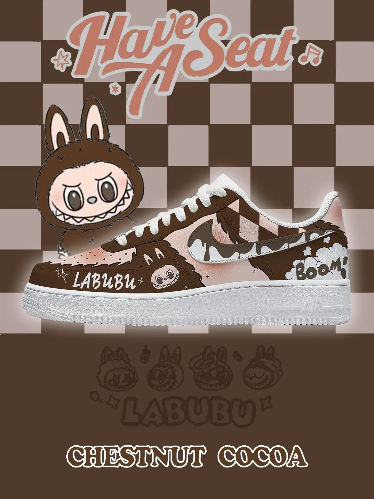 Chestnut Cocoa V.3 Custom Sneakers