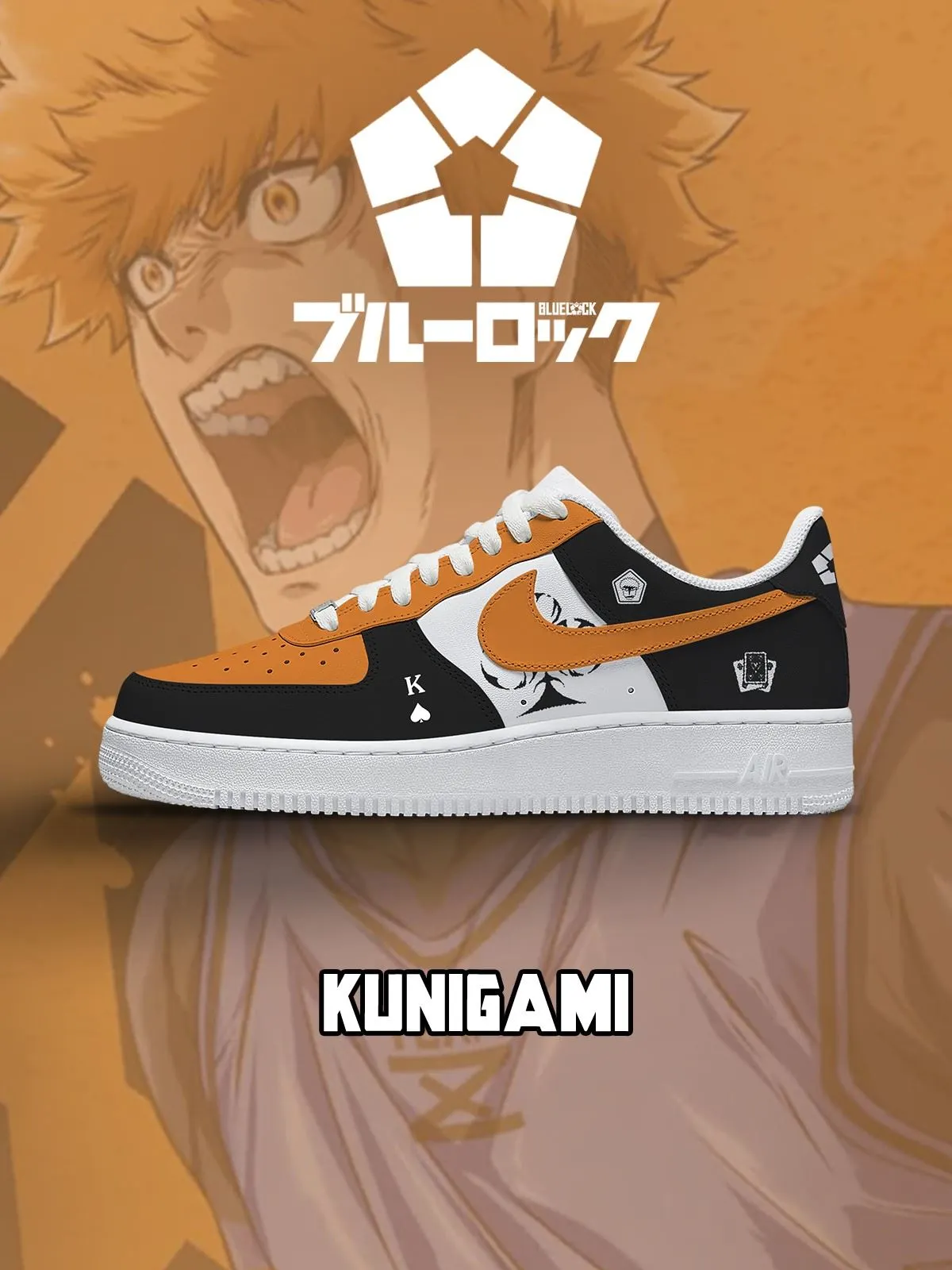 Rensuke Kunigami No.1 Custom Sneakers