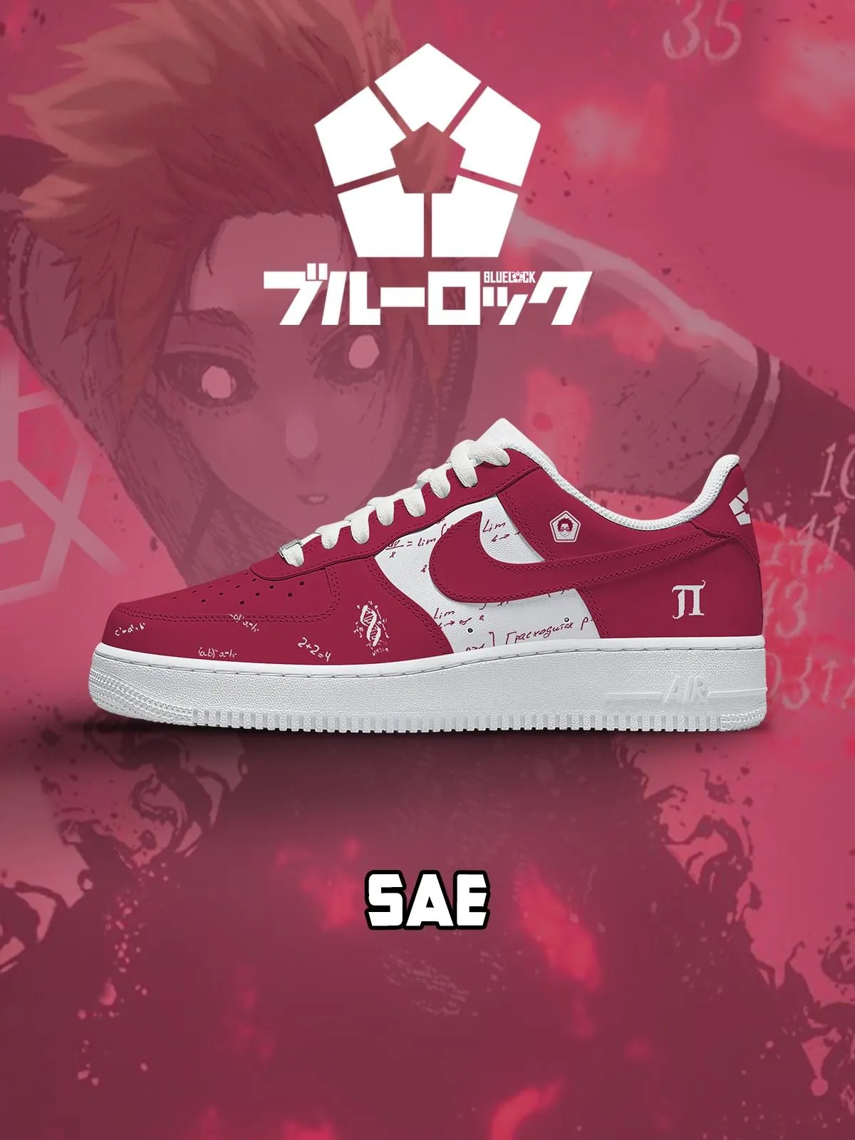 Sae Itoshi No.1 Custom Sneakers
