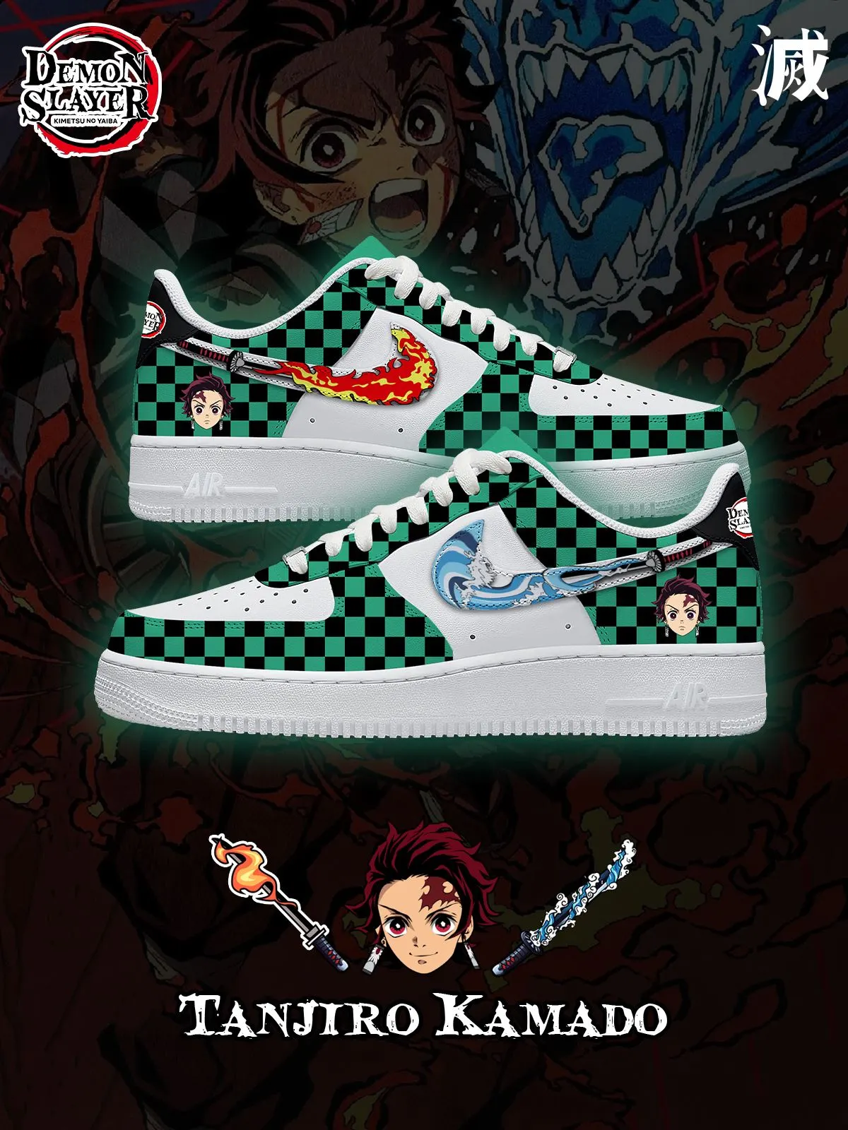 Tanjiro Kamado V.2 Custom Sneakers